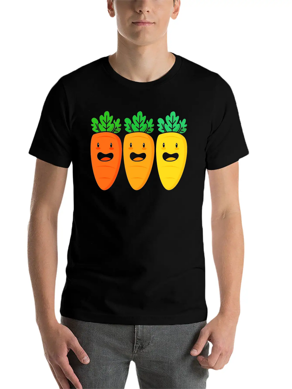 Vegetarian Vegan Squad Carrot For Women Breathable Soft Cotton T-Shirt – Timeless Casual Look