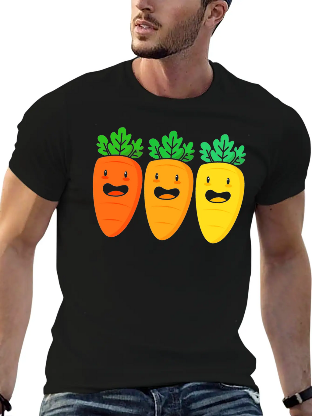 Vegetarian Vegan Squad Carrot For Women Breathable Soft Cotton T-Shirt – Timeless Casual Look