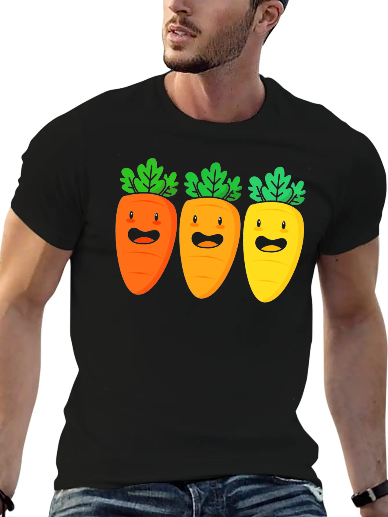 Vegetarian Vegan Squad Carrot For Women Breathable Soft Cotton T-Shirt – Timeless Casual Look