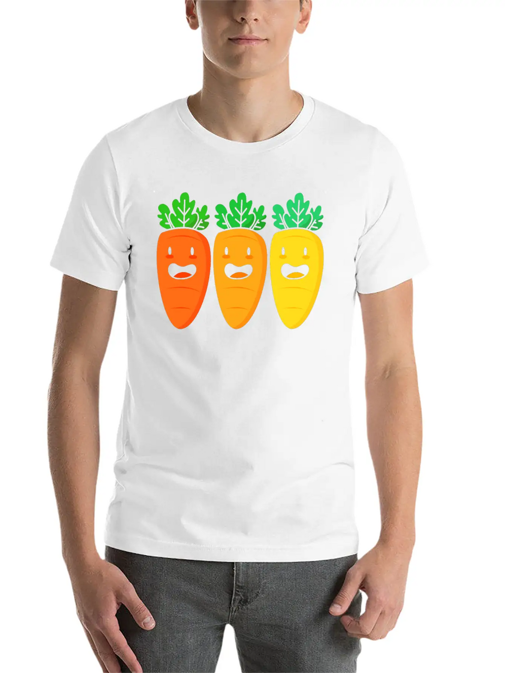 Vegetarian Vegan Squad Carrot For Women Breathable Soft Cotton T-Shirt – Timeless Casual Look