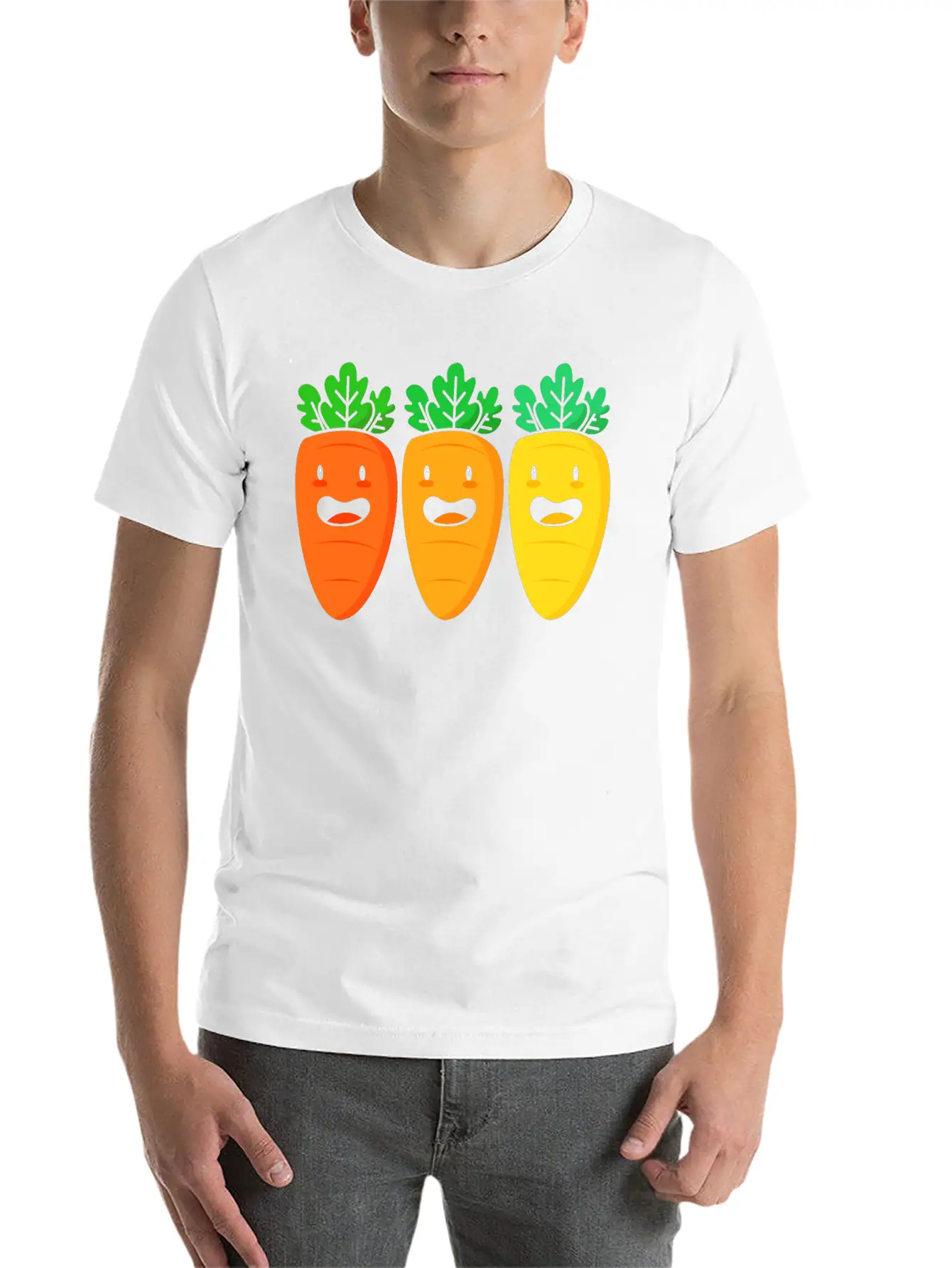 Vegetarian Vegan Squad Carrot For Women Breathable Soft Cotton T-Shirt – Timeless Casual Look