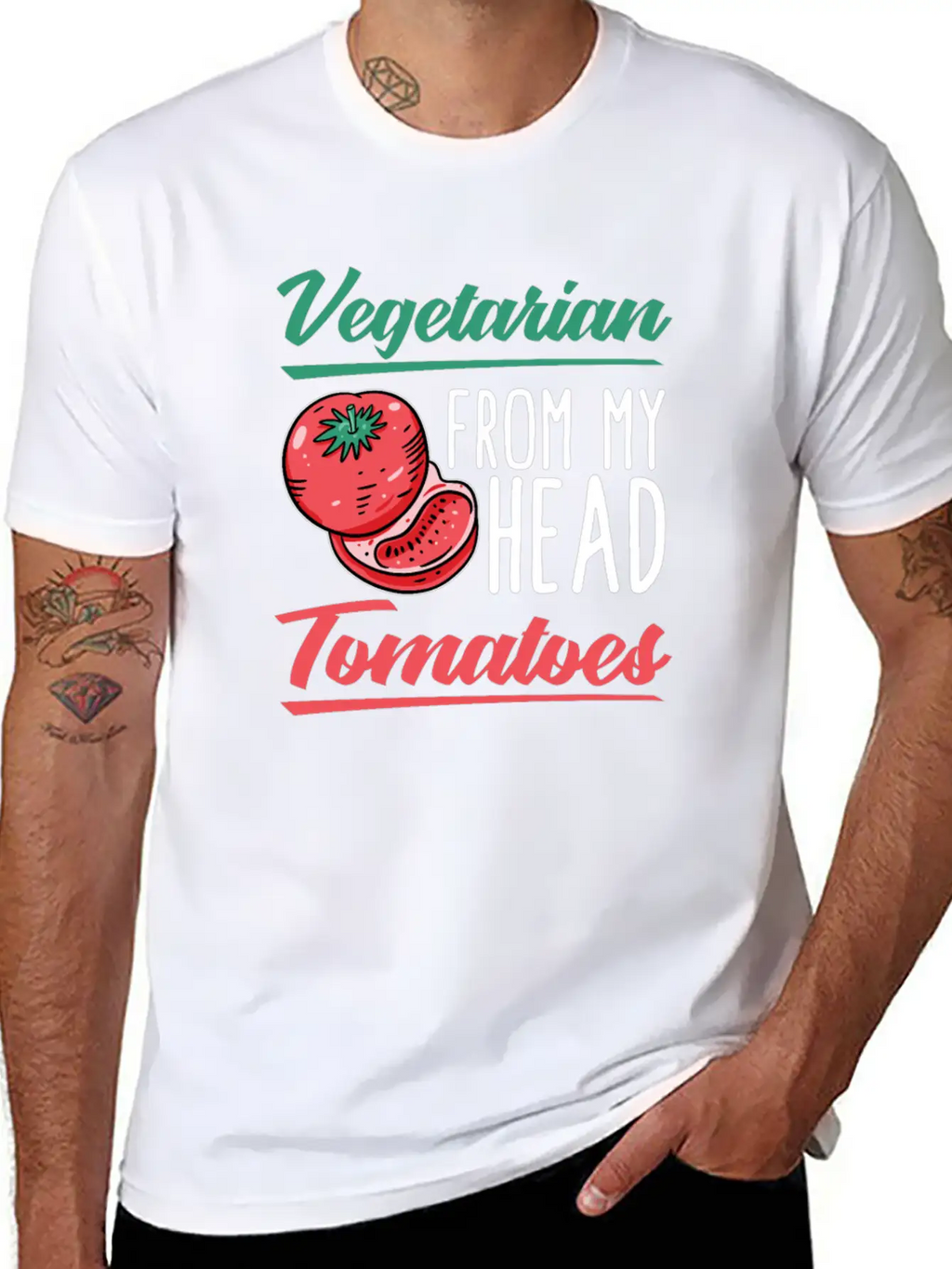 Vegetarian Vegetarianism Vegetable Organic Food Classic Fit Graphic Tee For Daily Comfort – Unisex Cotton Shirt