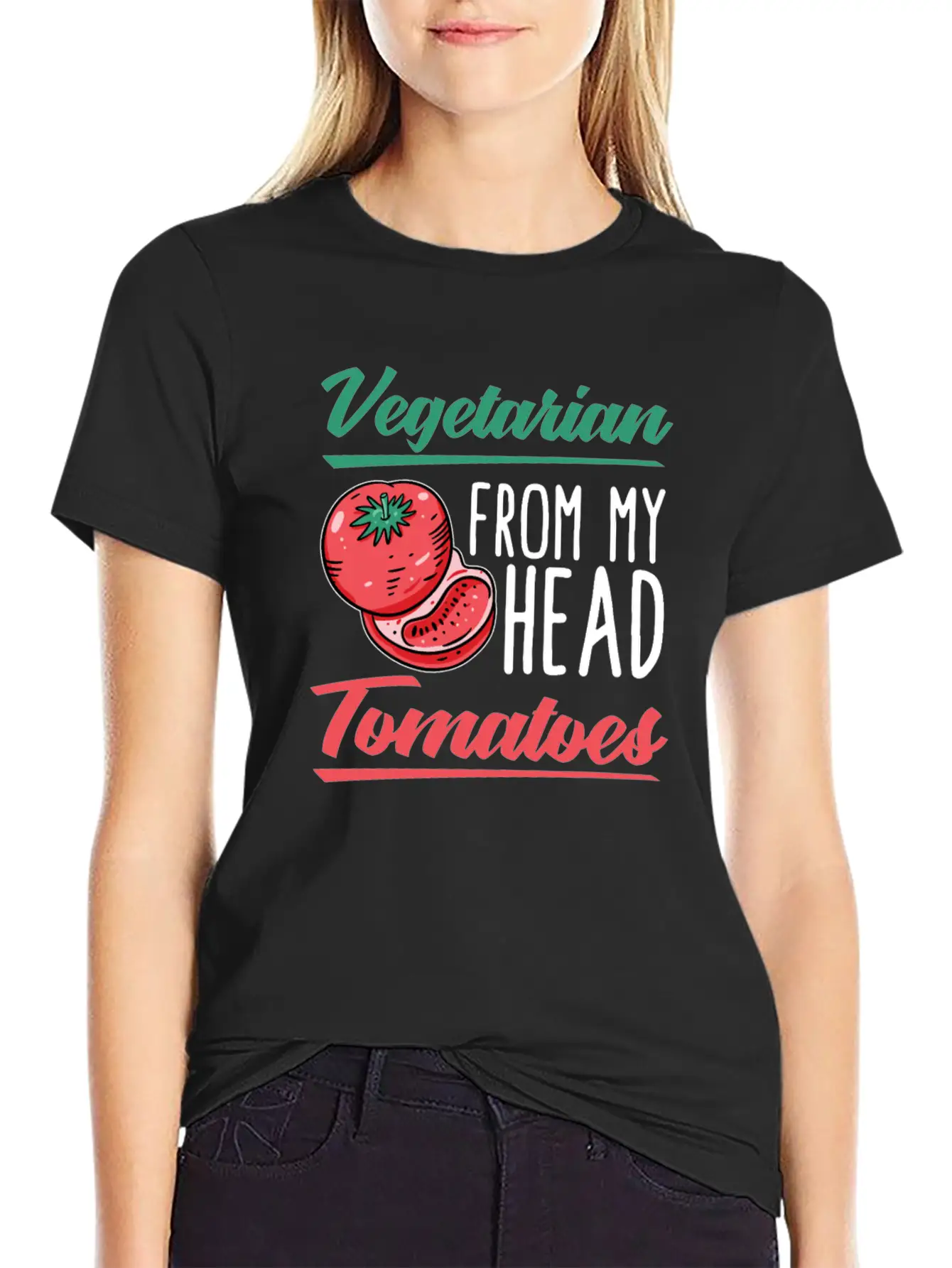 Vegetarian Vegetarianism Vegetable Organic Food Classic Fit Graphic Tee For Daily Comfort – Unisex Cotton Shirt