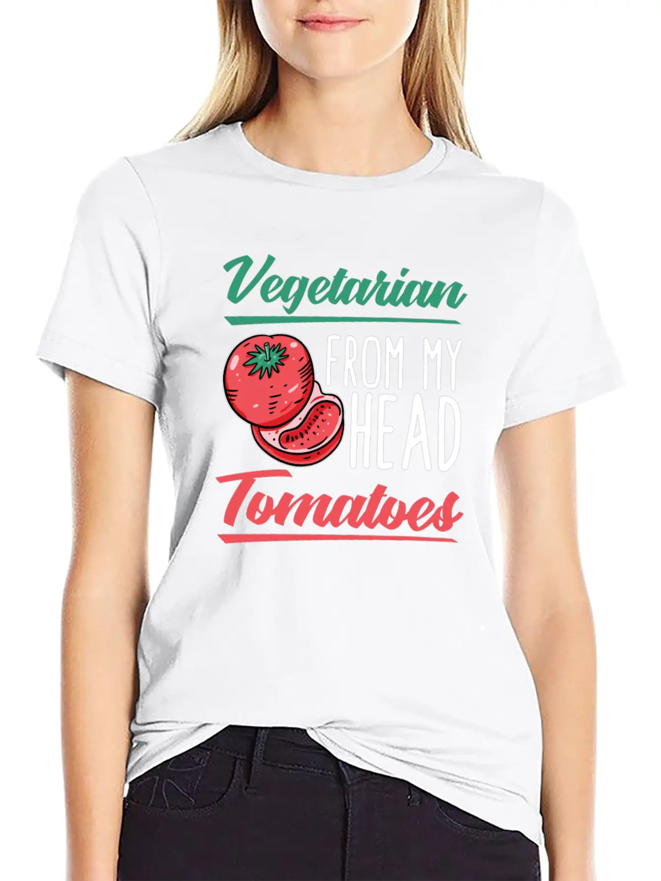 Vegetarian Vegetarianism Vegetable Organic Food Classic Fit Graphic Tee For Daily Comfort – Unisex Cotton Shirt
