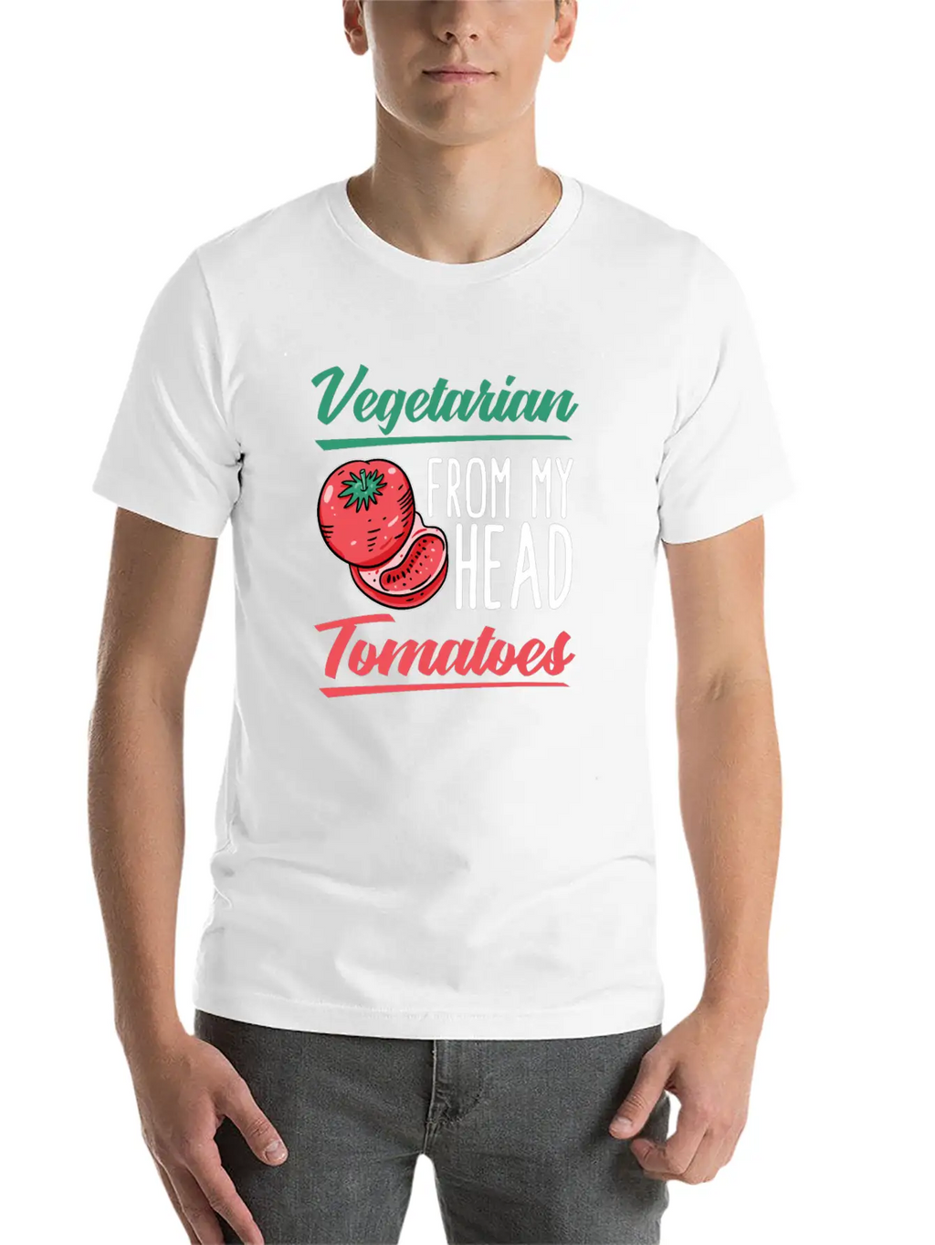 Vegetarian Vegetarianism Vegetable Organic Food Classic Fit Graphic Tee For Daily Comfort – Unisex Cotton Shirt