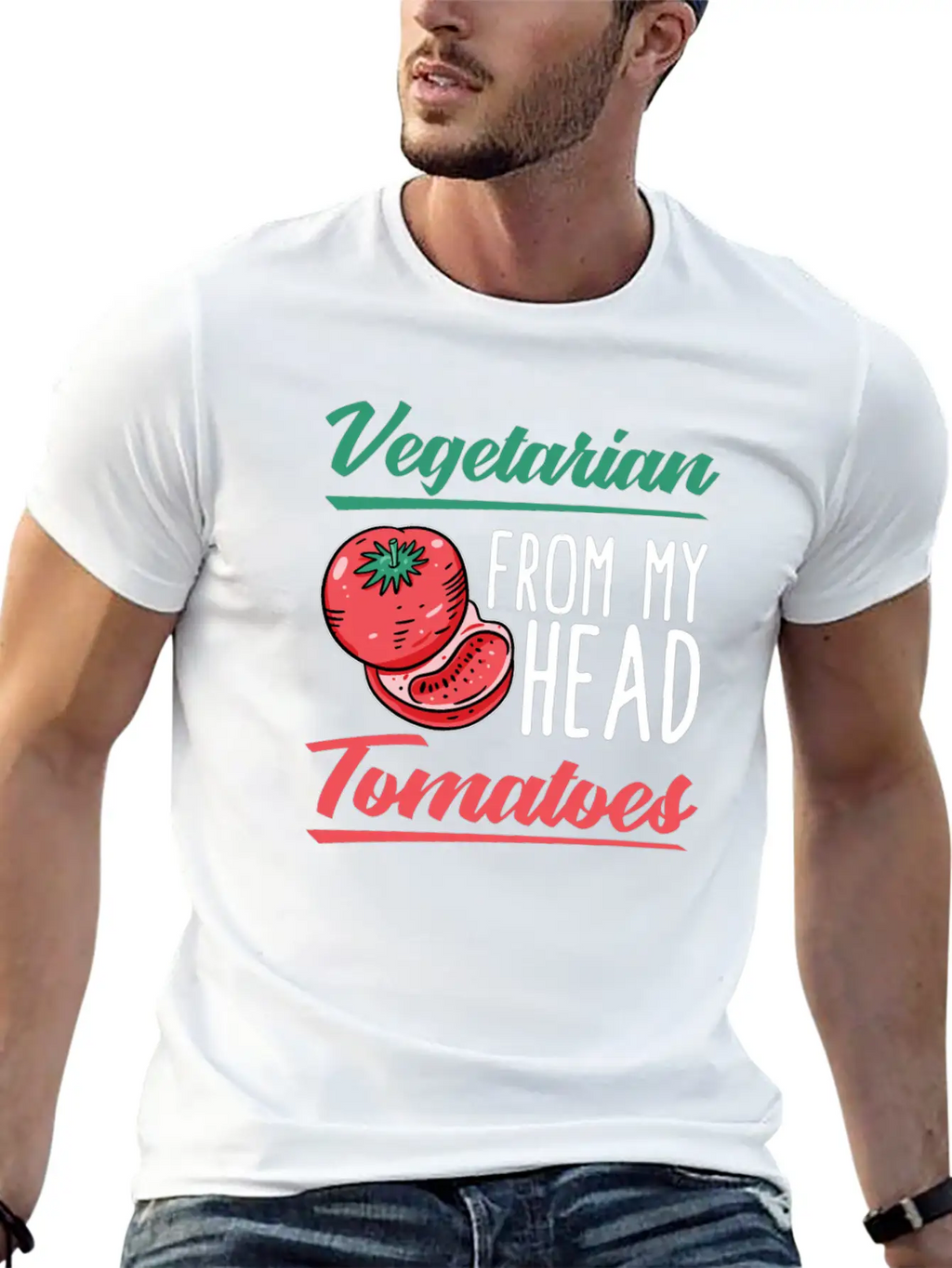 Vegetarian Vegetarianism Vegetable Organic Food Classic Fit Graphic Tee For Daily Comfort – Unisex Cotton Shirt