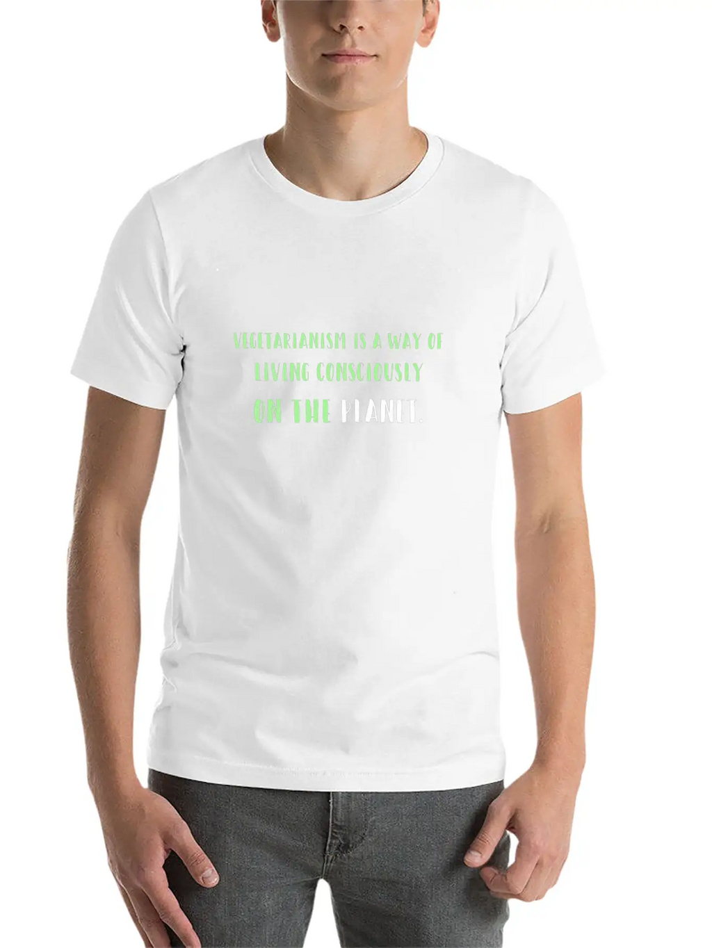 Vegetarianism Vegetarian Vegan Unisex Casual T-Shirt – Clean Design For Daily Comfort