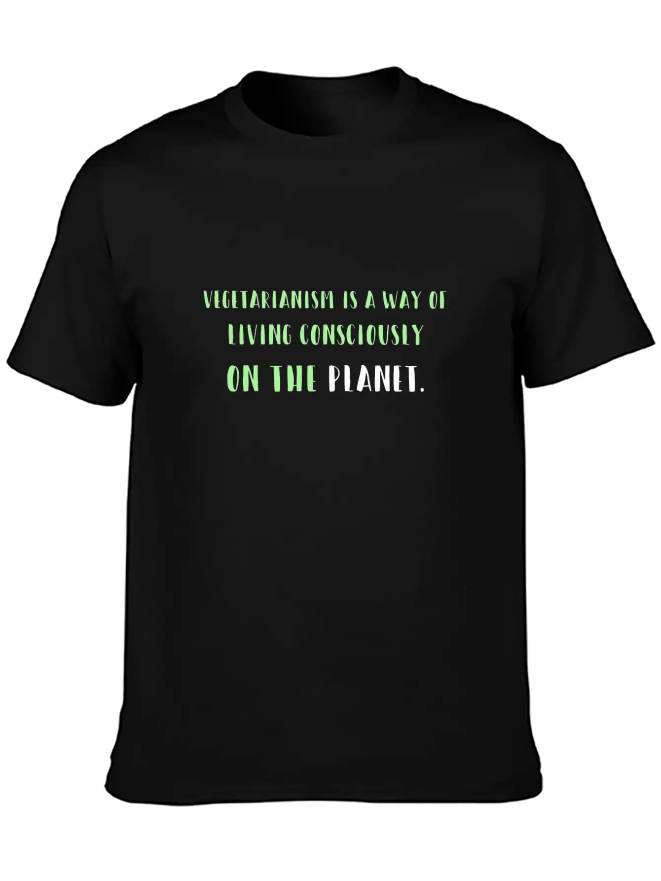Vegetarianism Vegetarian Vegan Unisex Casual T-Shirt – Clean Design For Daily Comfort