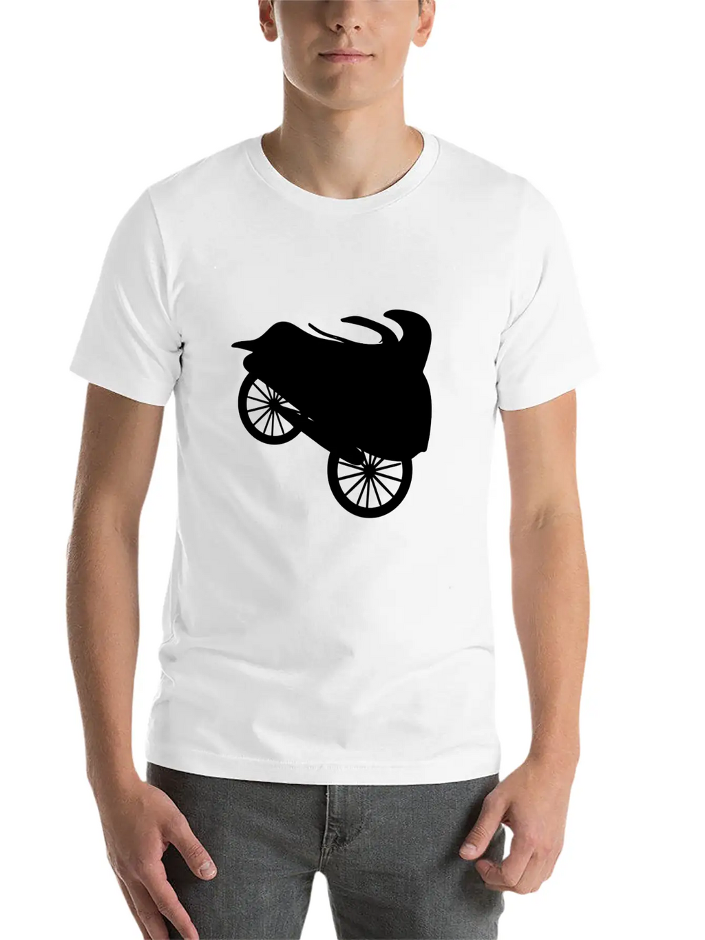 Vehicle Truck Tires Wheels Icon Drive Casual Graphic T-Shirt – Simple And Comfortable Daily Wear