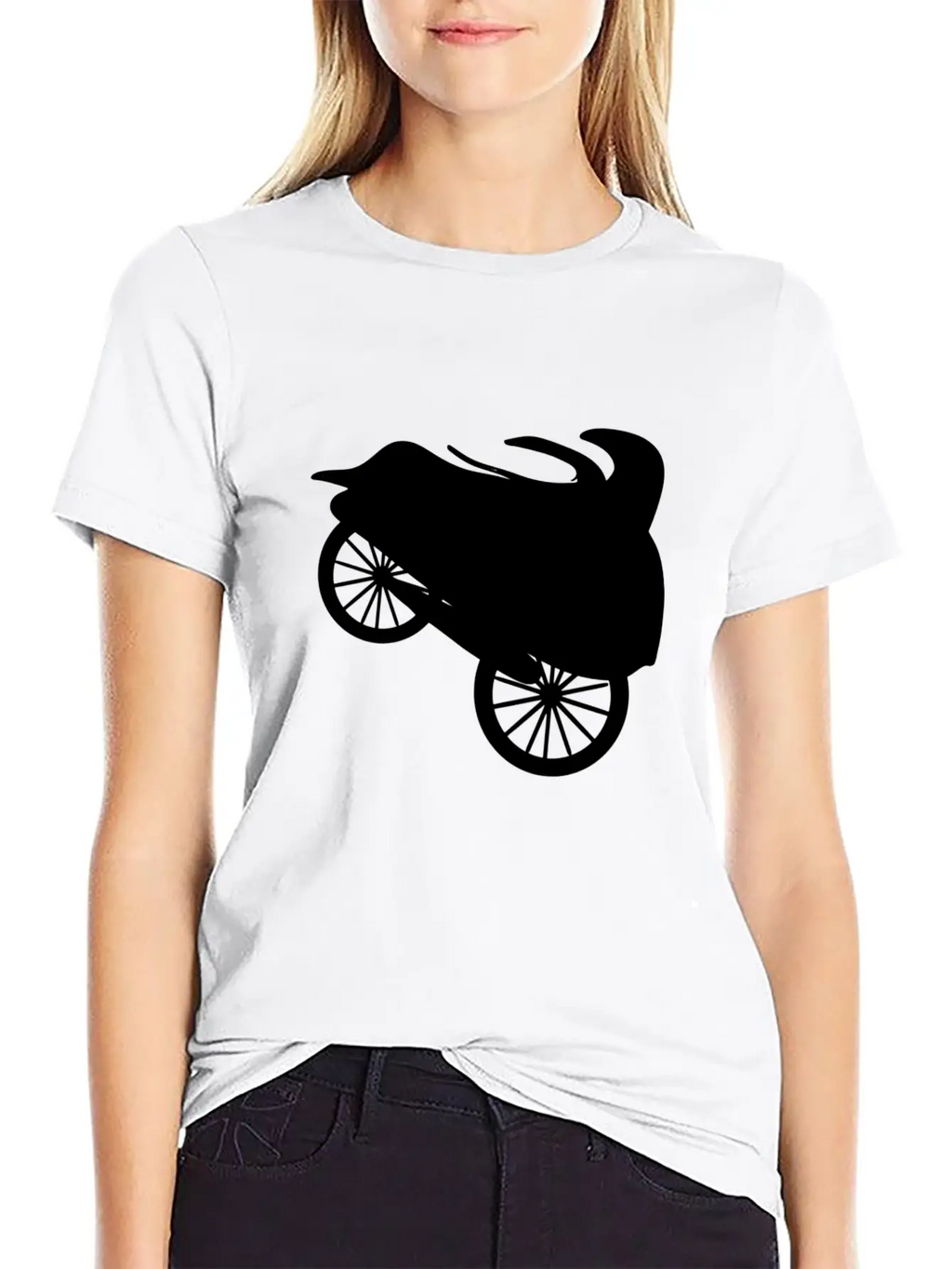 Vehicle Truck Tires Wheels Icon Drive Casual Graphic T-Shirt – Simple And Comfortable Daily Wear