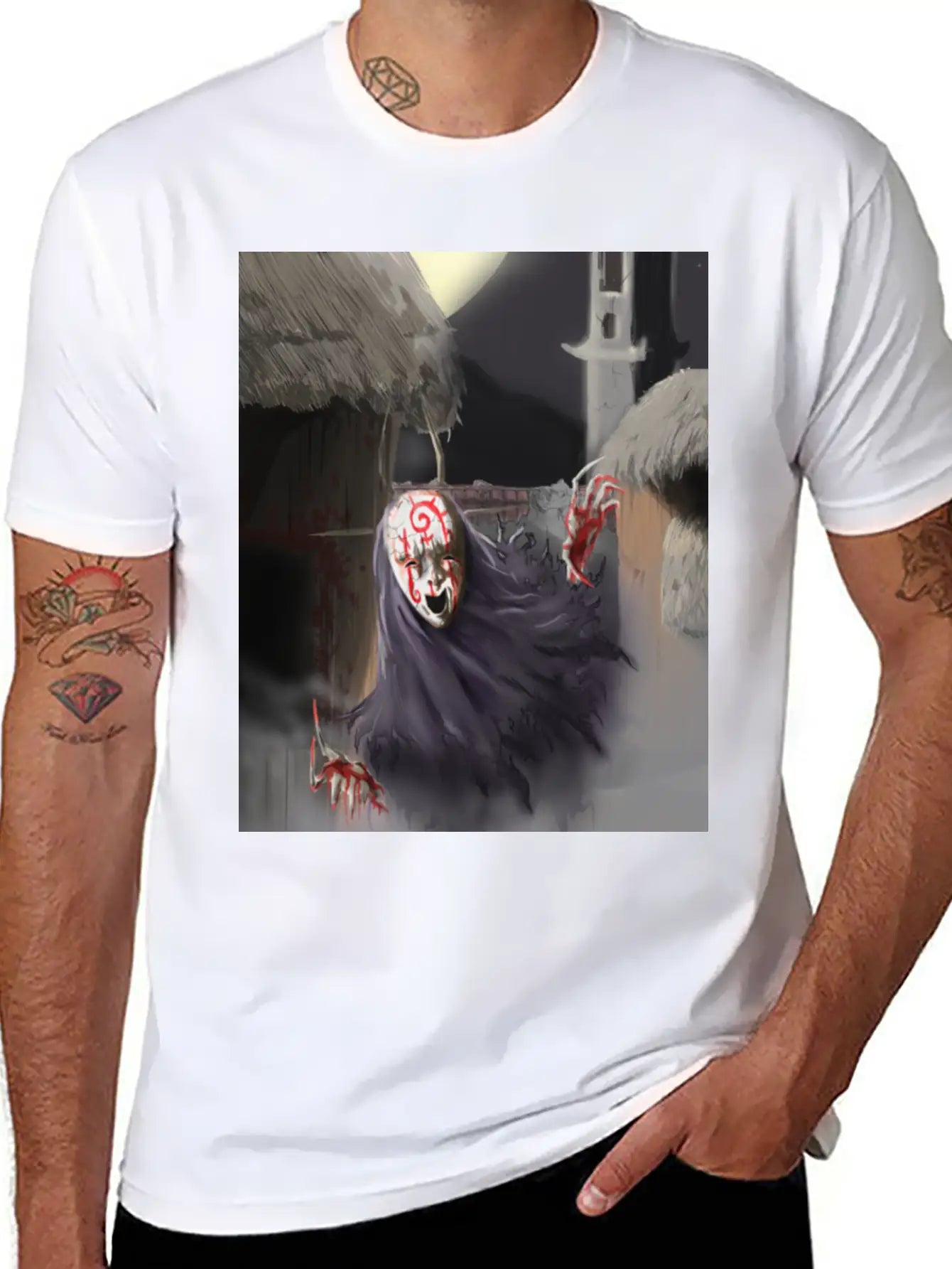 Vengeful Spirit Unisex Short Sleeve Soft Cotton T-Shirt – Casual Everyday Wear
