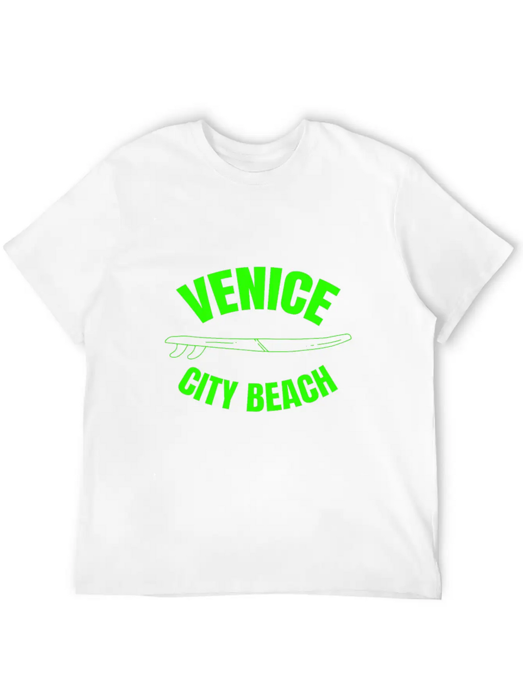 Venice City Beach - California Unisex Short Sleeve Soft Cotton T-Shirt – Casual Everyday Wear