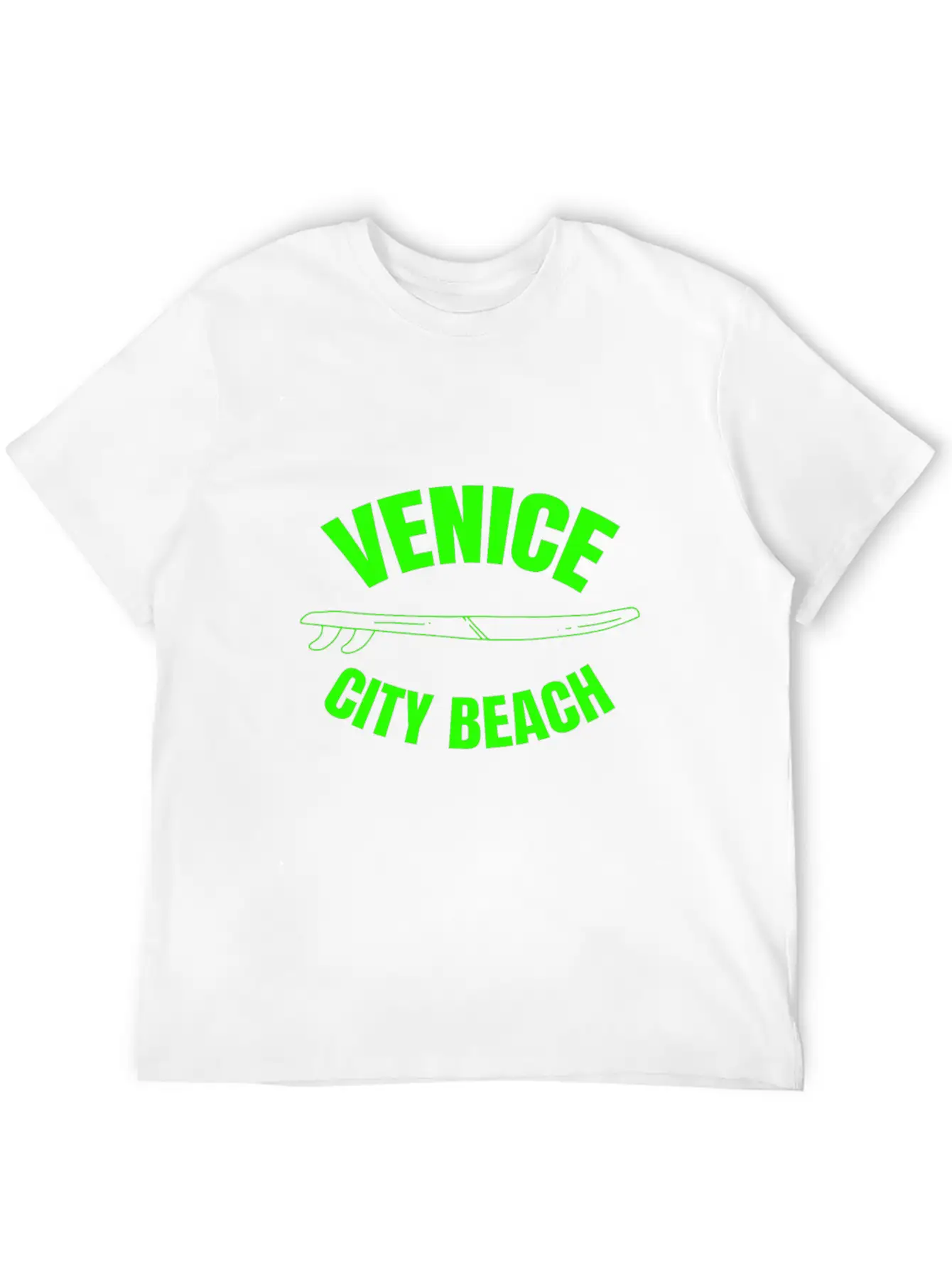 Venice City Beach - California Unisex Short Sleeve Soft Cotton T-Shirt – Casual Everyday Wear