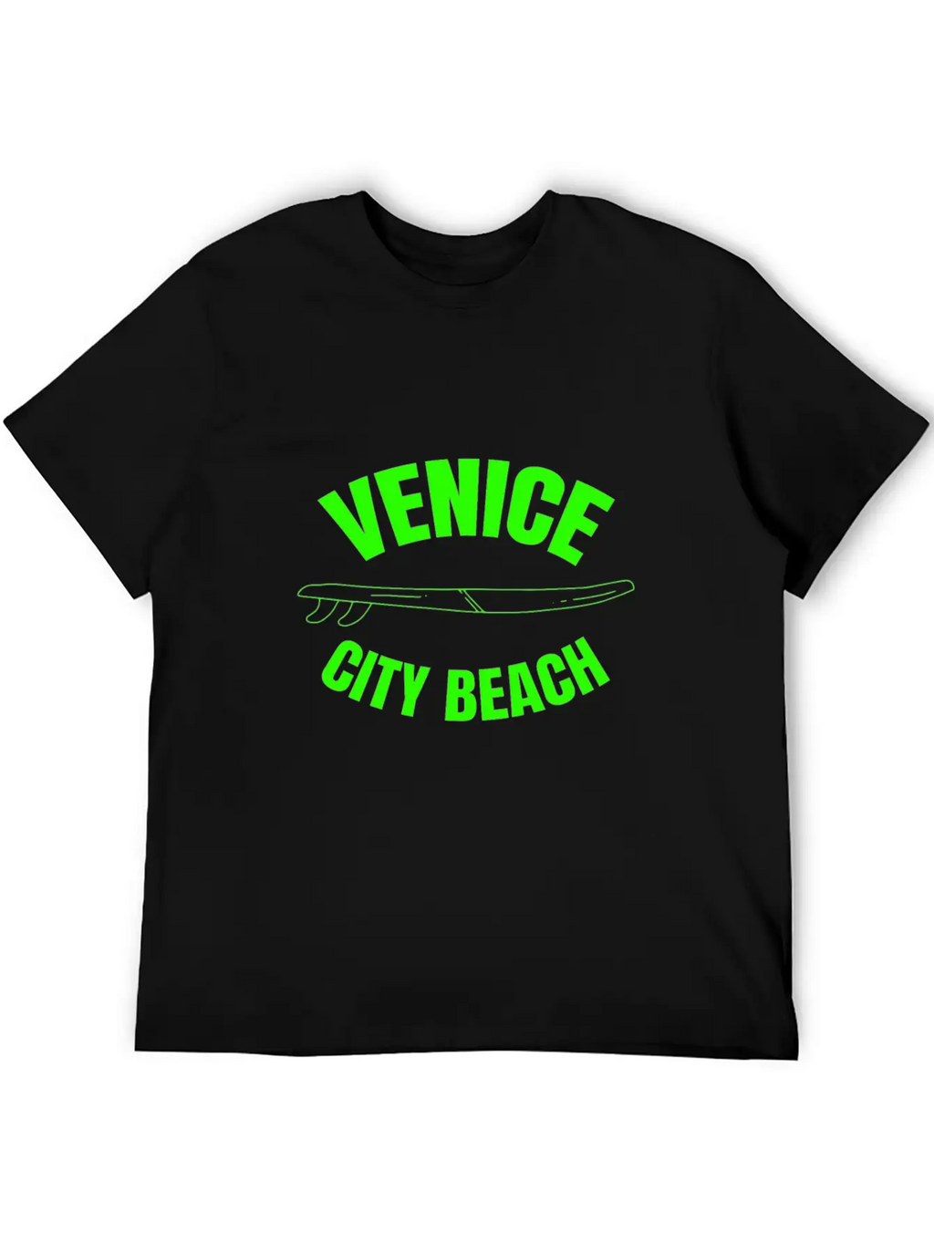 Venice City Beach - California Unisex Short Sleeve Soft Cotton T-Shirt – Casual Everyday Wear