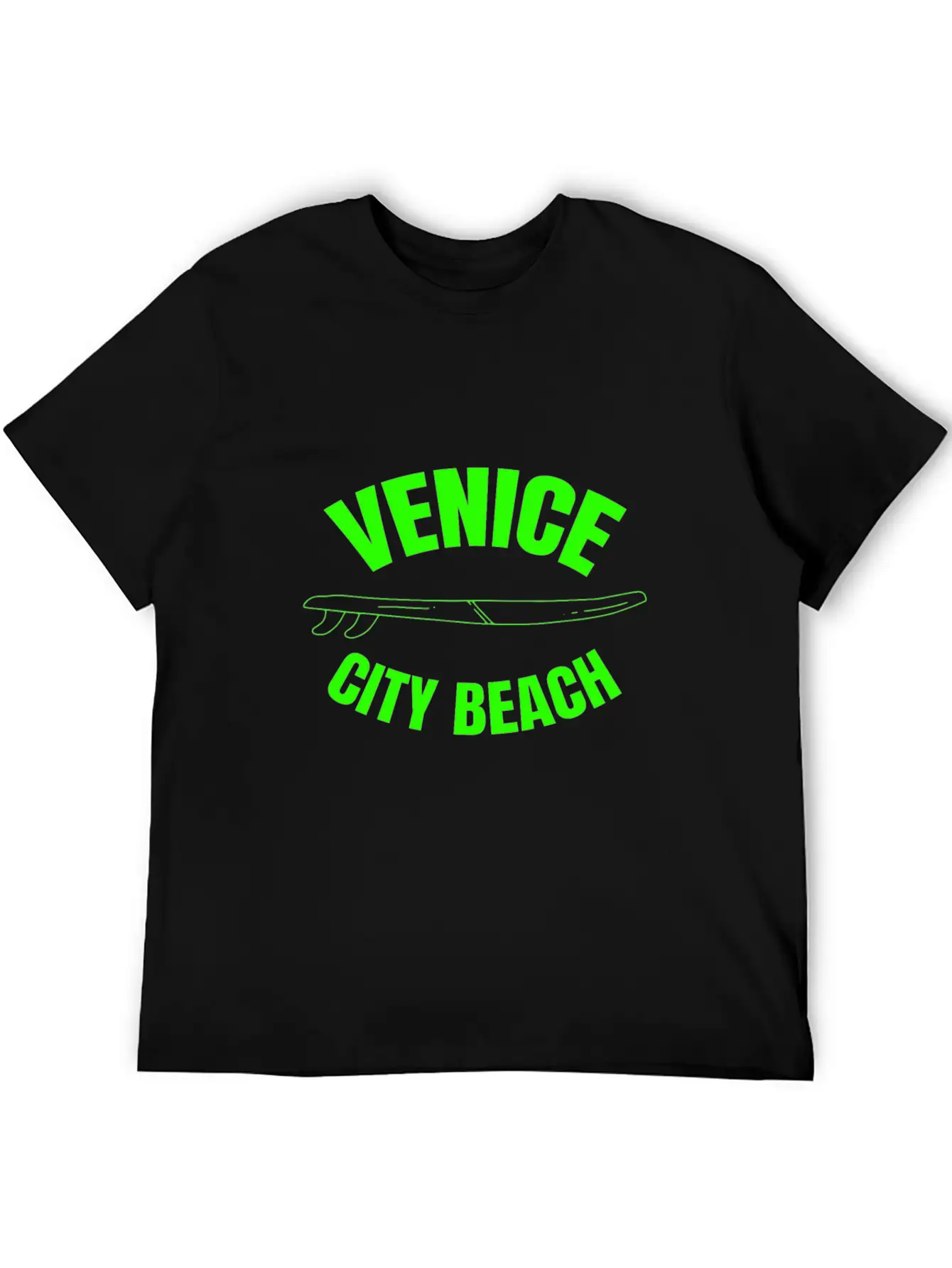 Venice City Beach - California Unisex Short Sleeve Soft Cotton T-Shirt – Casual Everyday Wear