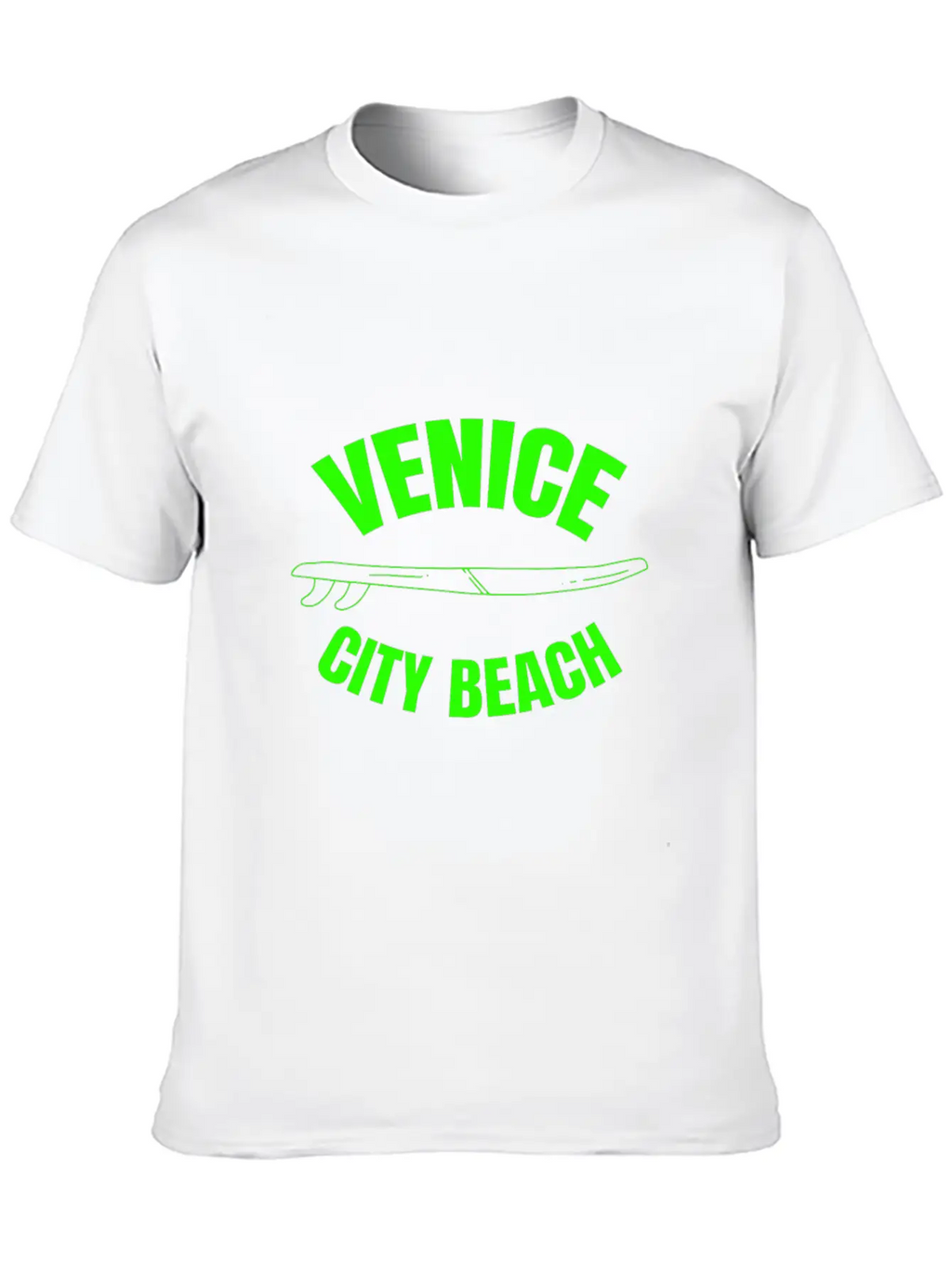 Venice City Beach - California Unisex Short Sleeve Soft Cotton T-Shirt – Casual Everyday Wear