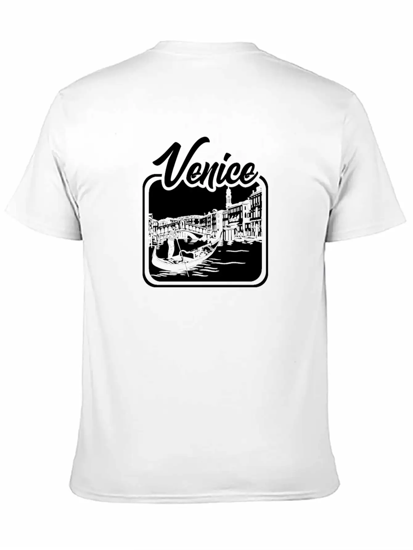 Venice Gift City Bridge Love Italy Unisex Casual T-Shirt – Clean Design For Daily Comfort
