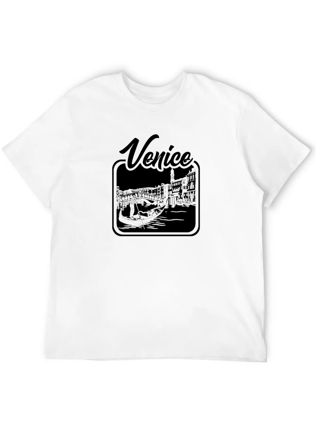 Venice Gift City Bridge Love Italy Unisex Casual T-Shirt – Clean Design For Daily Comfort