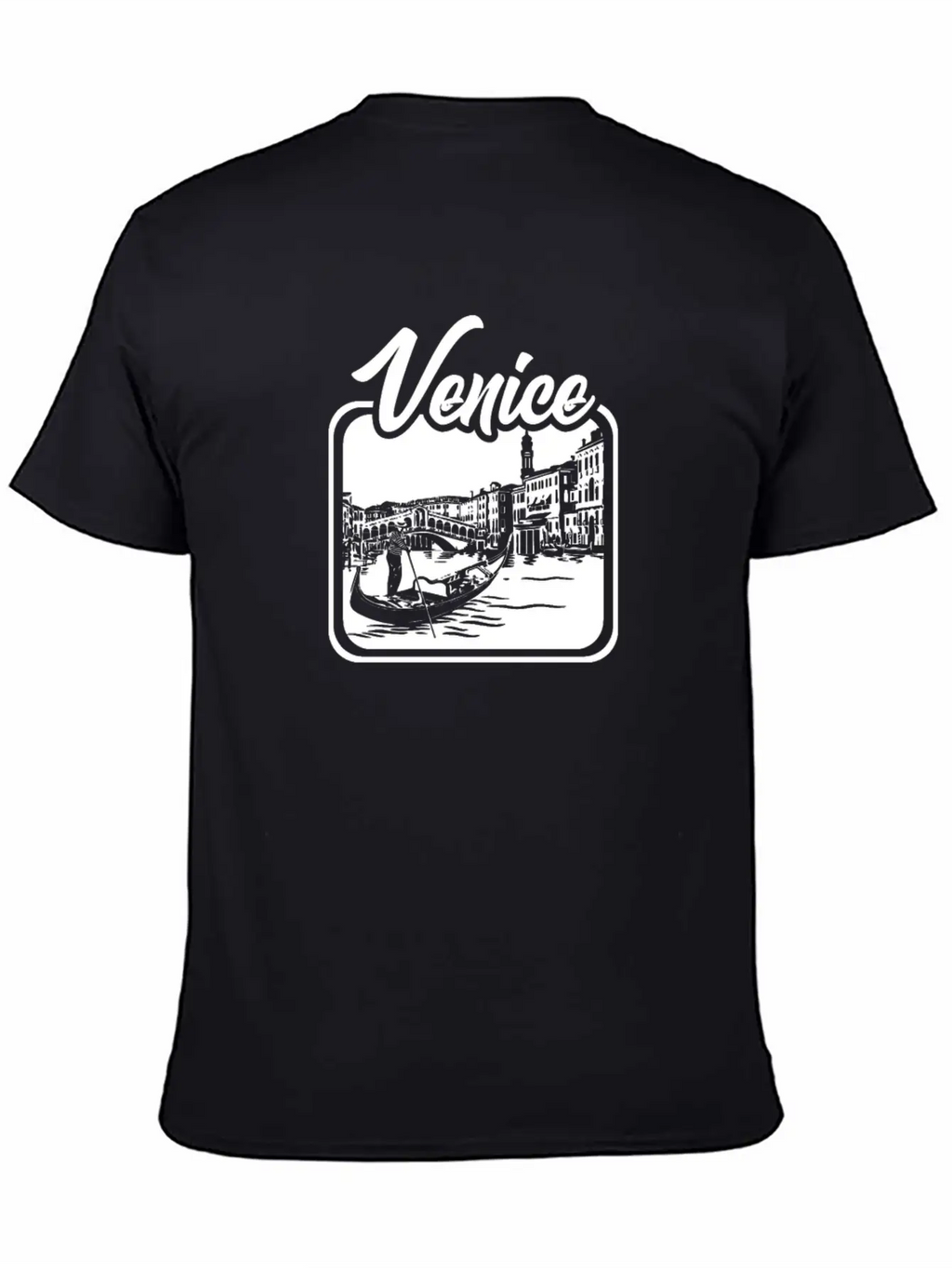 Venice Gift City Bridge Love Italy Unisex Casual T-Shirt – Clean Design For Daily Comfort