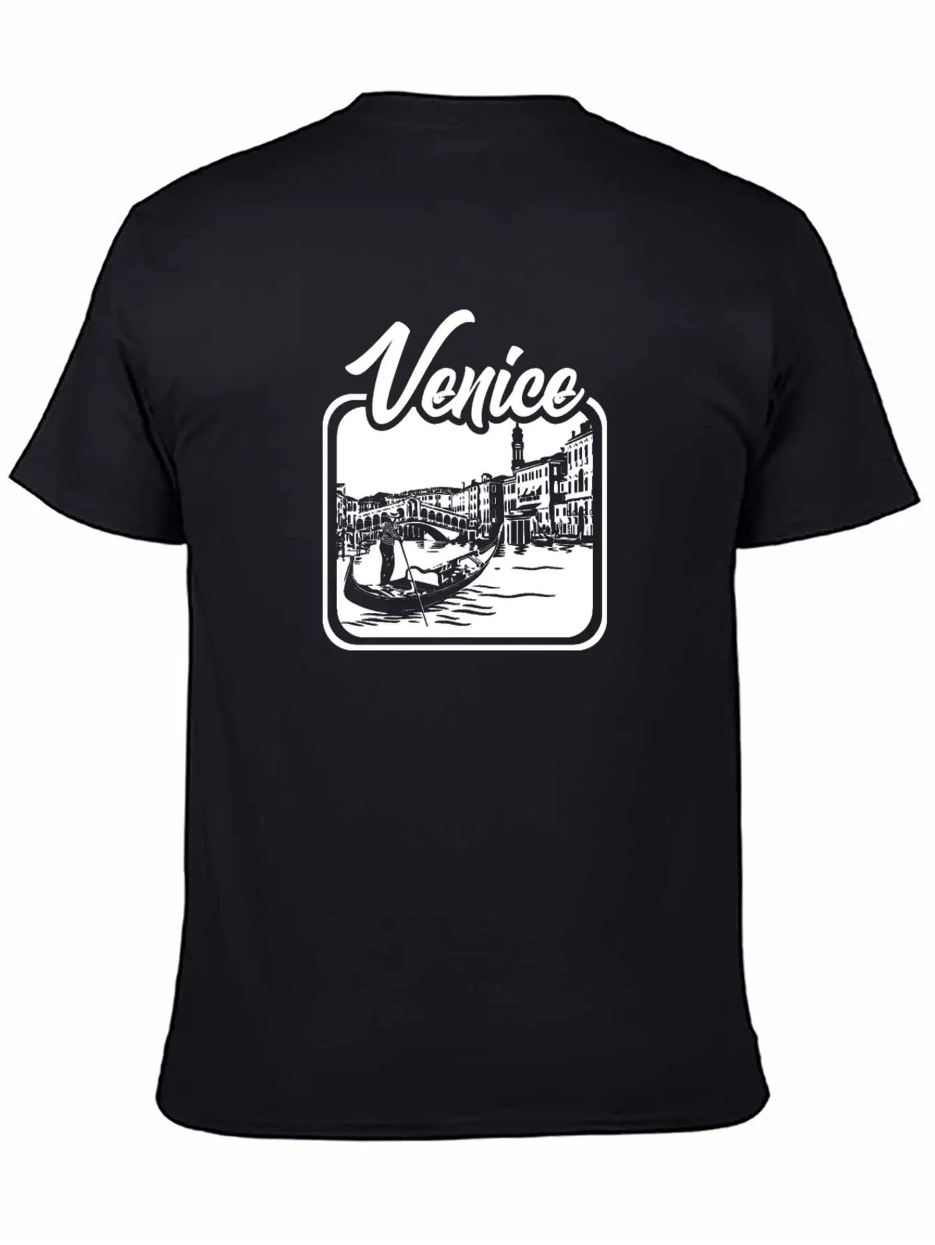 Venice Gift City Bridge Love Italy Unisex Casual T-Shirt – Clean Design For Daily Comfort