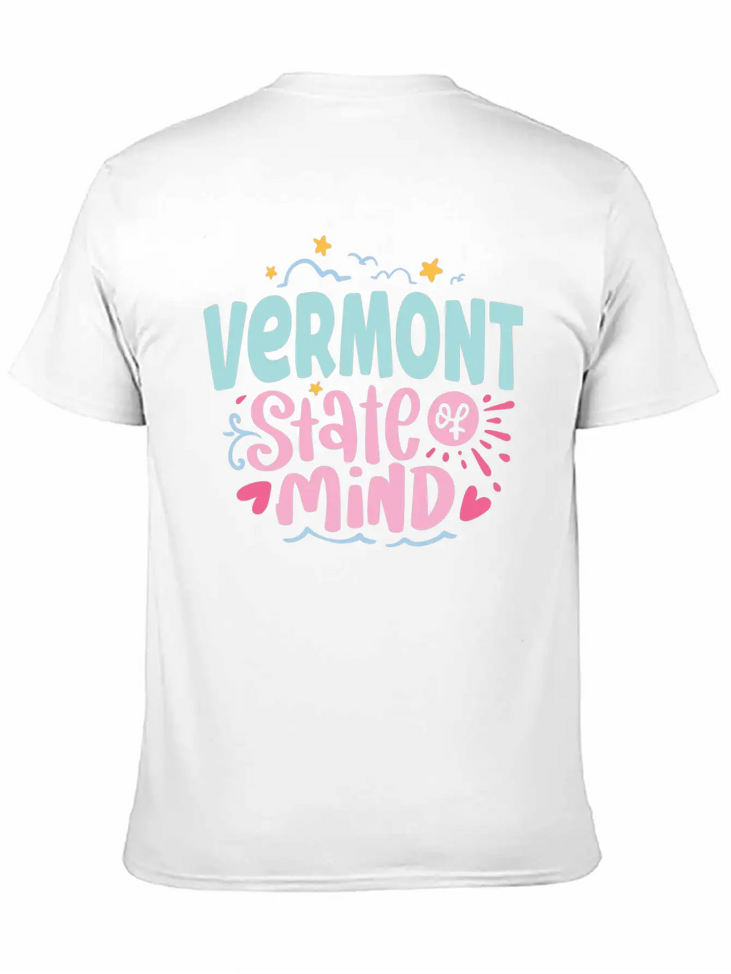 Vermont State Of Mind Breathable Soft Cotton T-Shirt – Timeless Casual Look