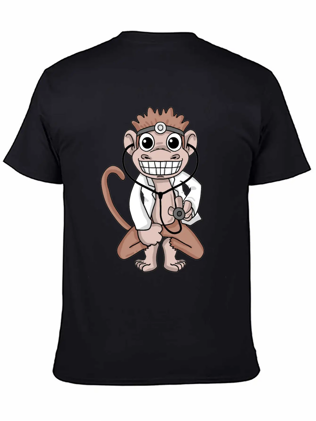 Vet Monkey Doctor Hospital Unisex Casual T-Shirt – Clean Design For Daily Comfort