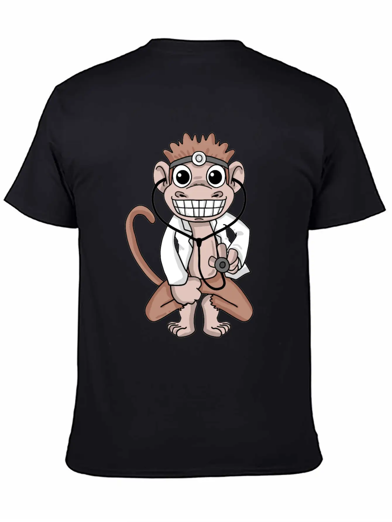 Vet Monkey Doctor Hospital Unisex Casual T-Shirt – Clean Design For Daily Comfort