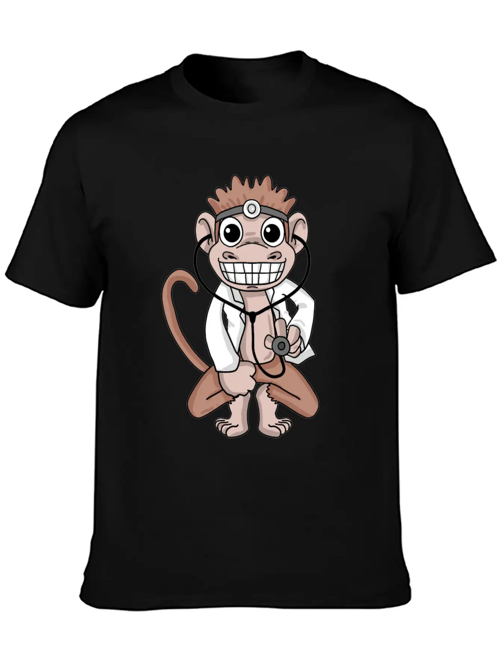 Vet Monkey Doctor Hospital Unisex Casual T-Shirt – Clean Design For Daily Comfort