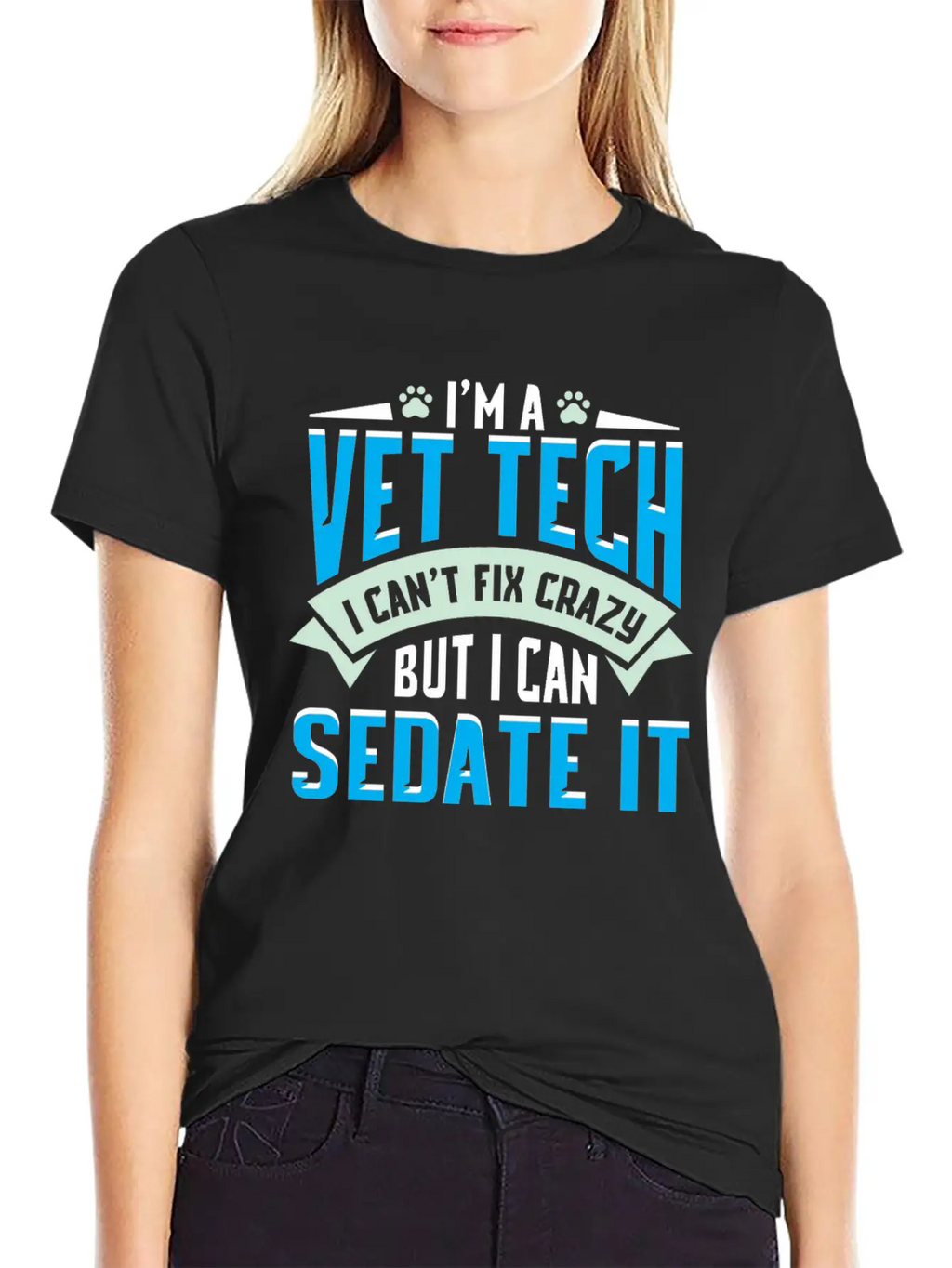 Vet Tech Gift Idea - Funny Veterinarian Saying Essential Cotton Tee For Daily Outfits – Unisex Style