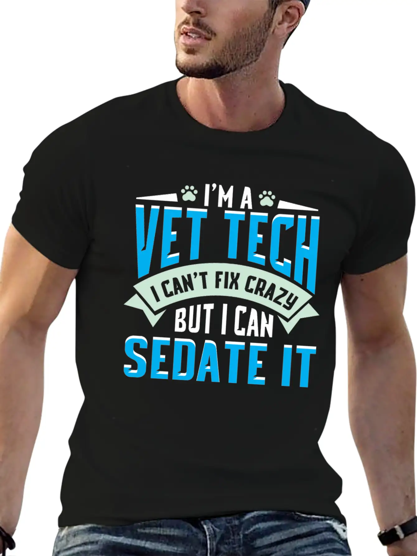Vet Tech Gift Idea - Funny Veterinarian Saying Essential Cotton Tee For Daily Outfits – Unisex Style