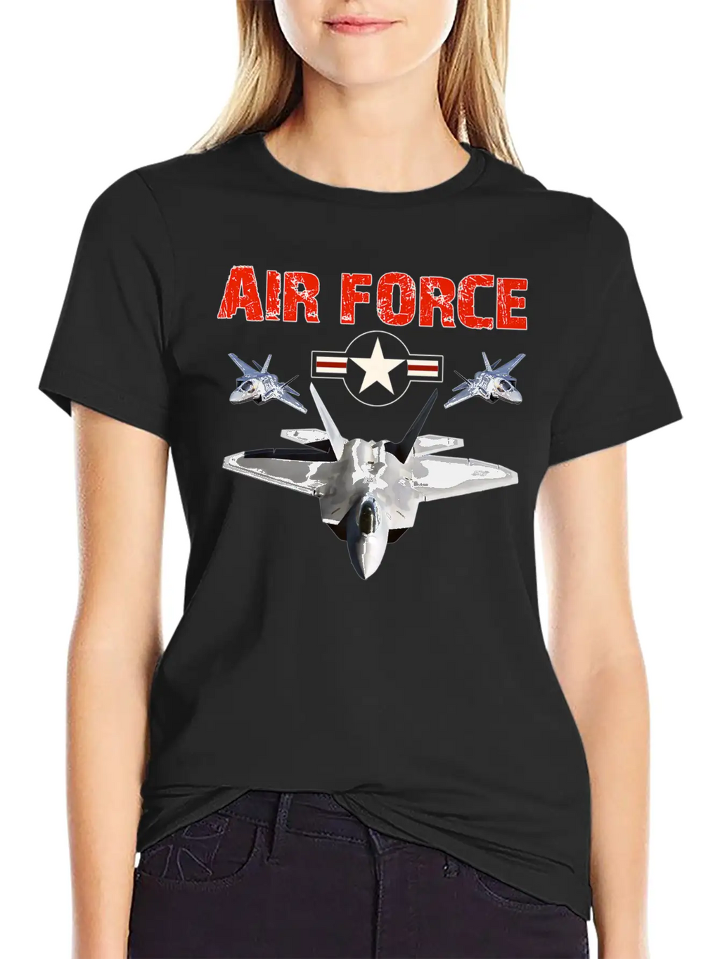 Veteran Gift-Air Force Vintage Roundel Air Force V Breathable Soft Cotton T-Shirt – Timeless Casual Look