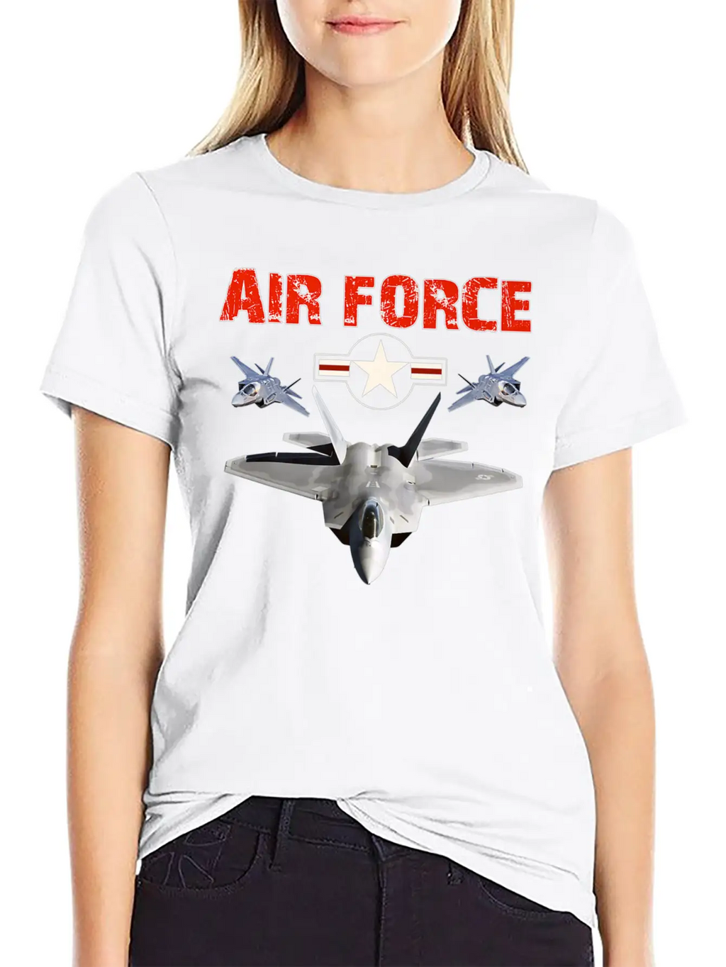 Veteran Gift-Air Force Vintage Roundel Air Force V Breathable Soft Cotton T-Shirt – Timeless Casual Look