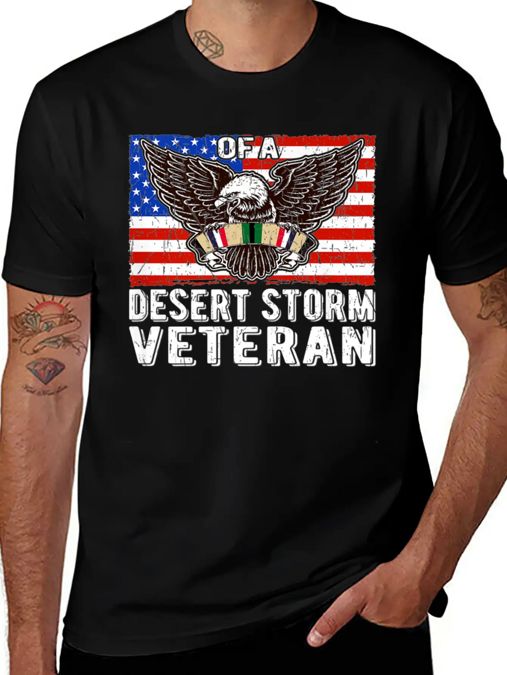 Veteran Gift-Proud Brother Of A Desert Storm Veter Unisex Short Sleeve Soft Cotton T-Shirt – Casual Everyday Wear