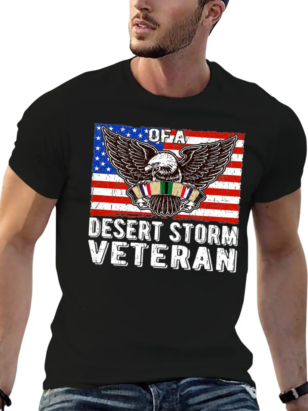 Veteran Gift-Proud Brother Of A Desert Storm Veter Unisex Short Sleeve Soft Cotton T-Shirt – Casual Everyday Wear