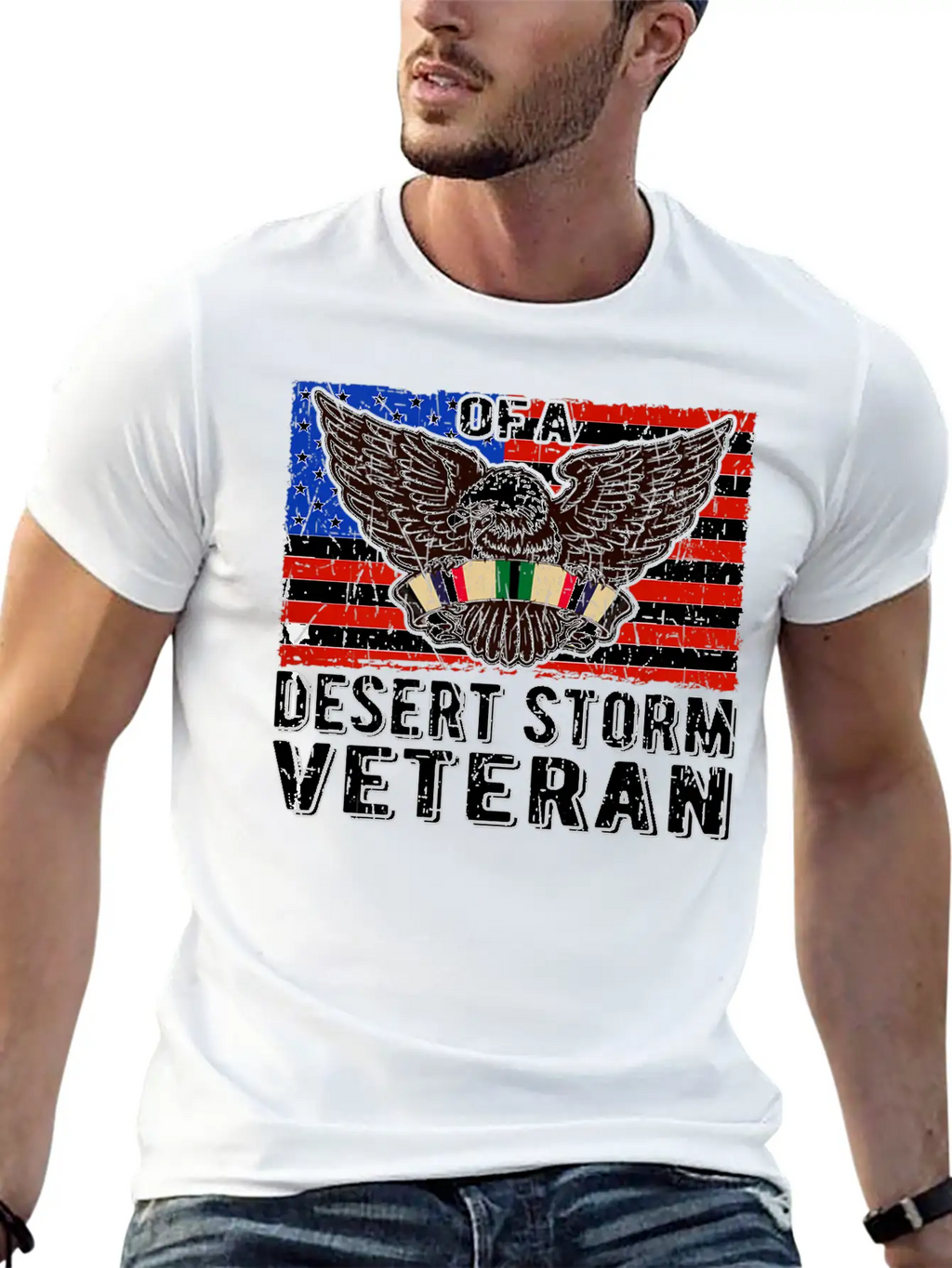 Veteran Gift-Proud Brother Of A Desert Storm Veter Unisex Short Sleeve Soft Cotton T-Shirt – Casual Everyday Wear