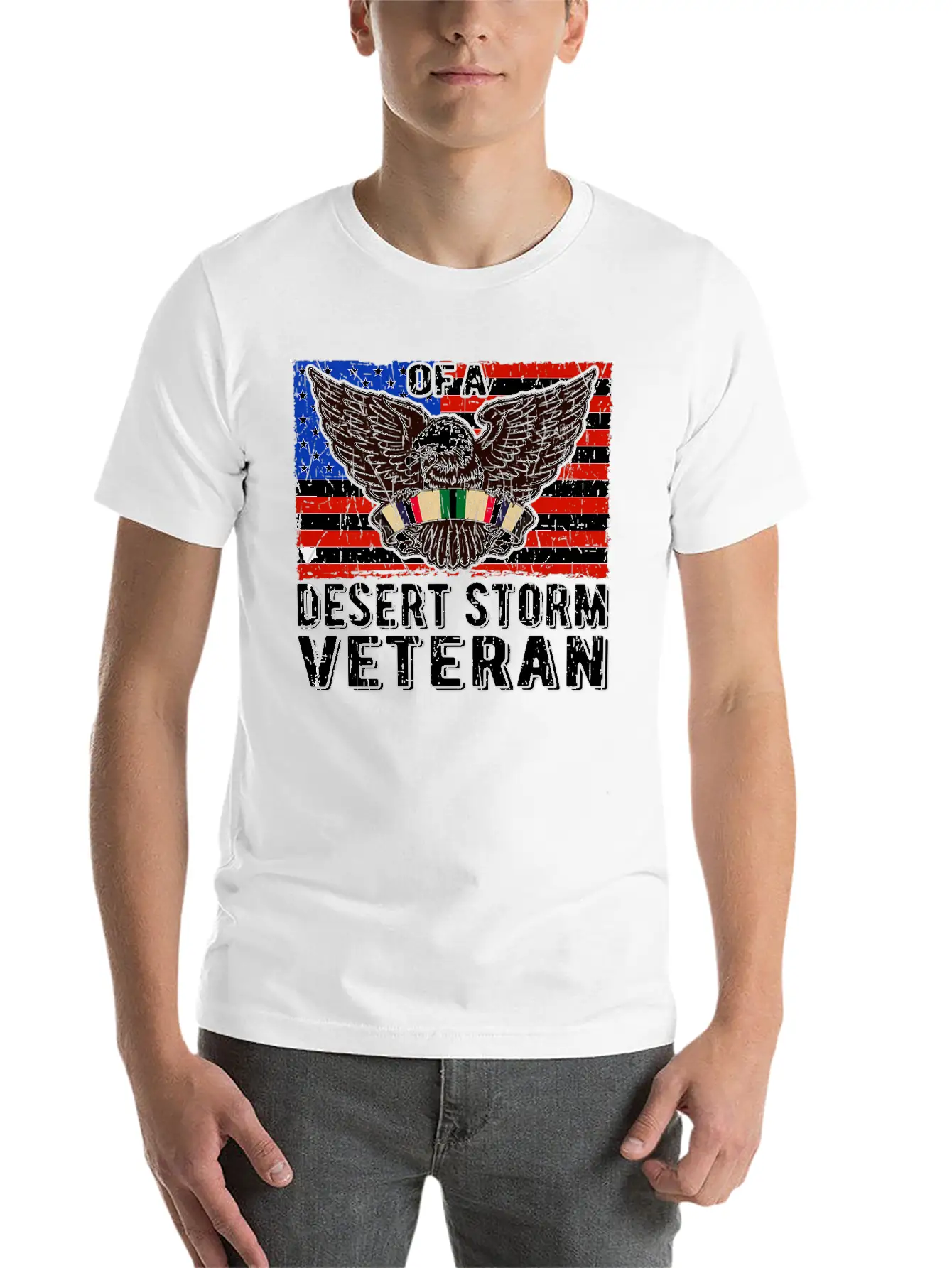 Veteran Gift-Proud Brother Of A Desert Storm Veter Unisex Short Sleeve Soft Cotton T-Shirt – Casual Everyday Wear