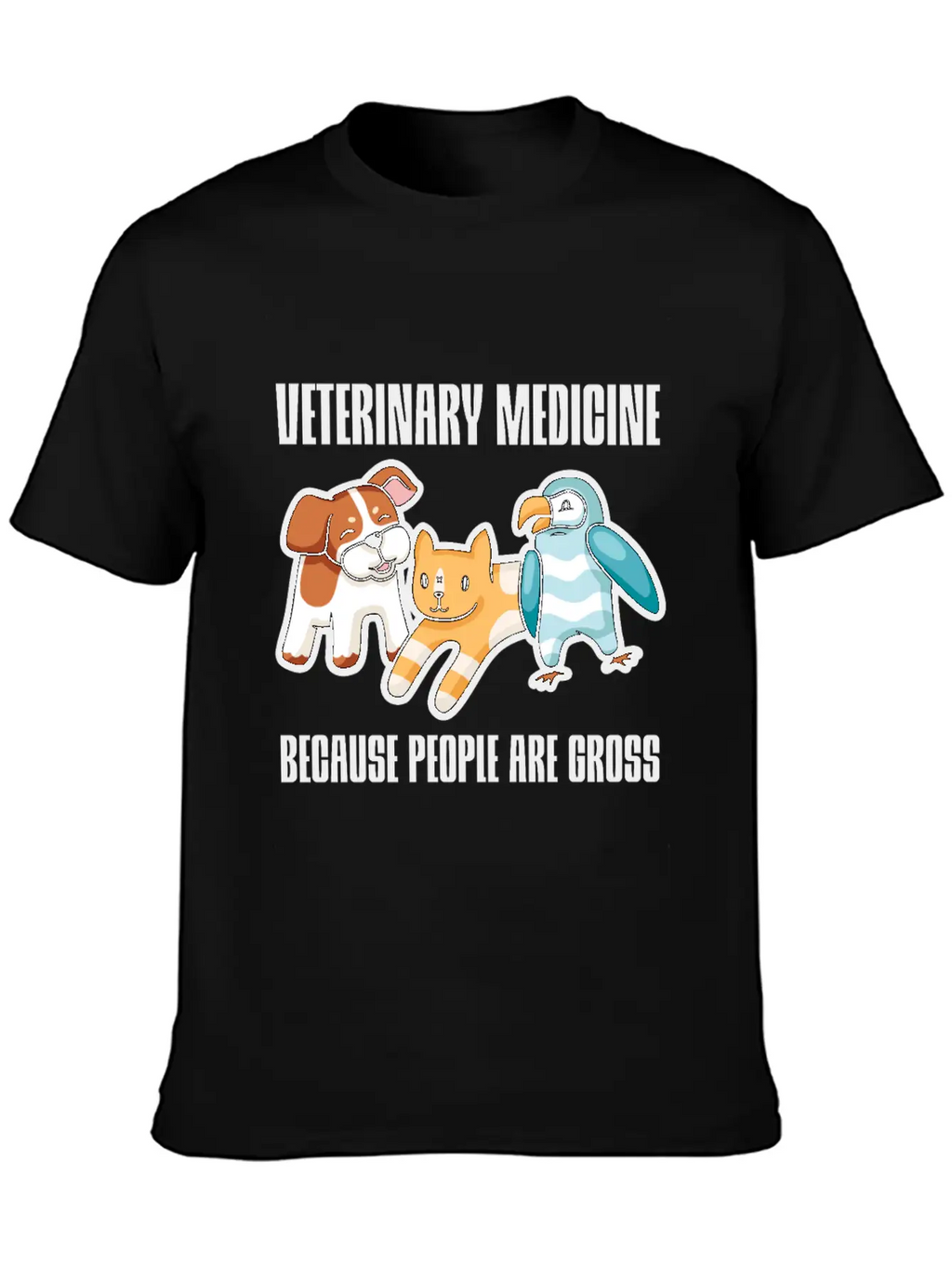 Veterinary Medicine Because People Are Gross 2 Essential Cotton Tee For Daily Outfits – Unisex Style