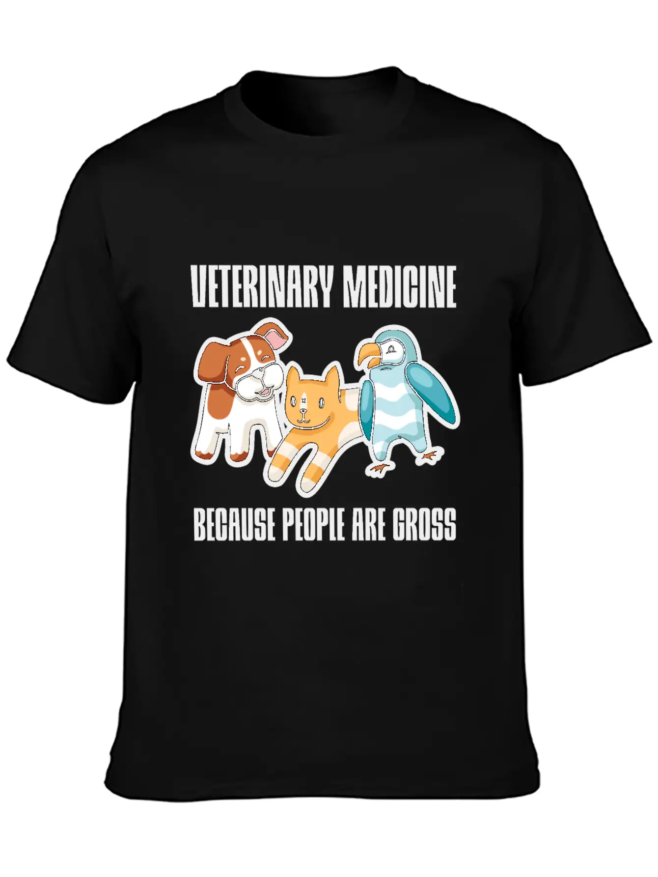 Veterinary Medicine Because People Are Gross 2 Essential Cotton Tee For Daily Outfits – Unisex Style