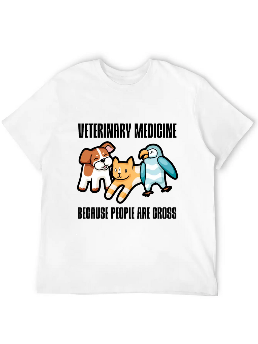 Veterinary Medicine Because People Are Gross 2 Essential Cotton Tee For Daily Outfits – Unisex Style