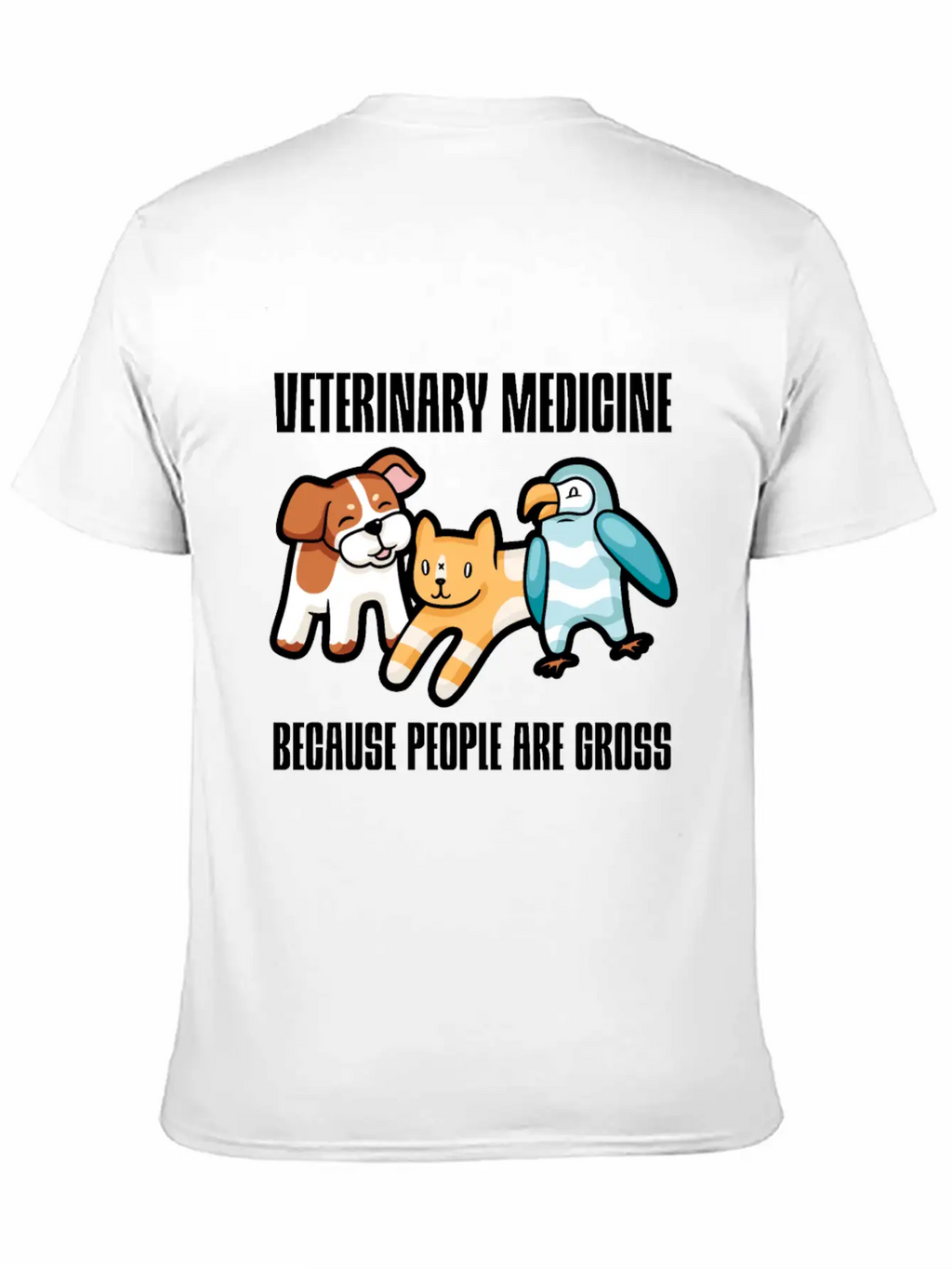 Veterinary Medicine Because People Are Gross 2 Essential Cotton Tee For Daily Outfits – Unisex Style