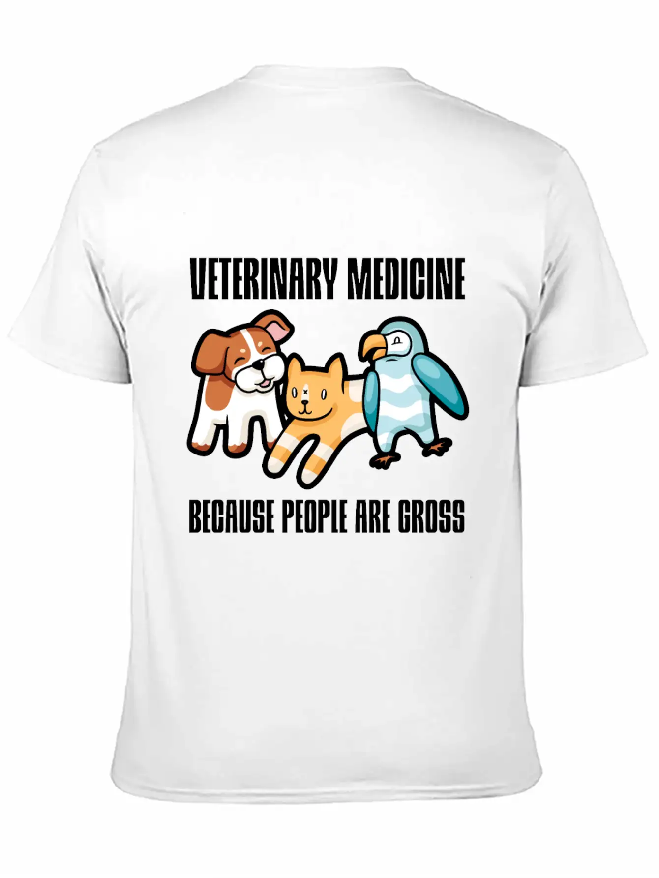 Veterinary Medicine Because People Are Gross 2 Essential Cotton Tee For Daily Outfits – Unisex Style