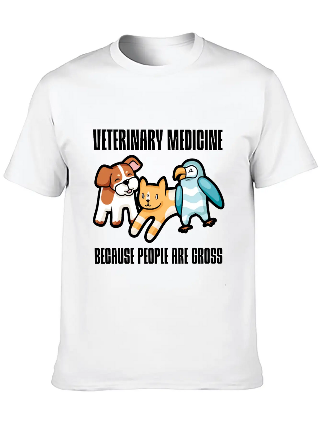 Veterinary Medicine Because People Are Gross 2 Essential Cotton Tee For Daily Outfits – Unisex Style
