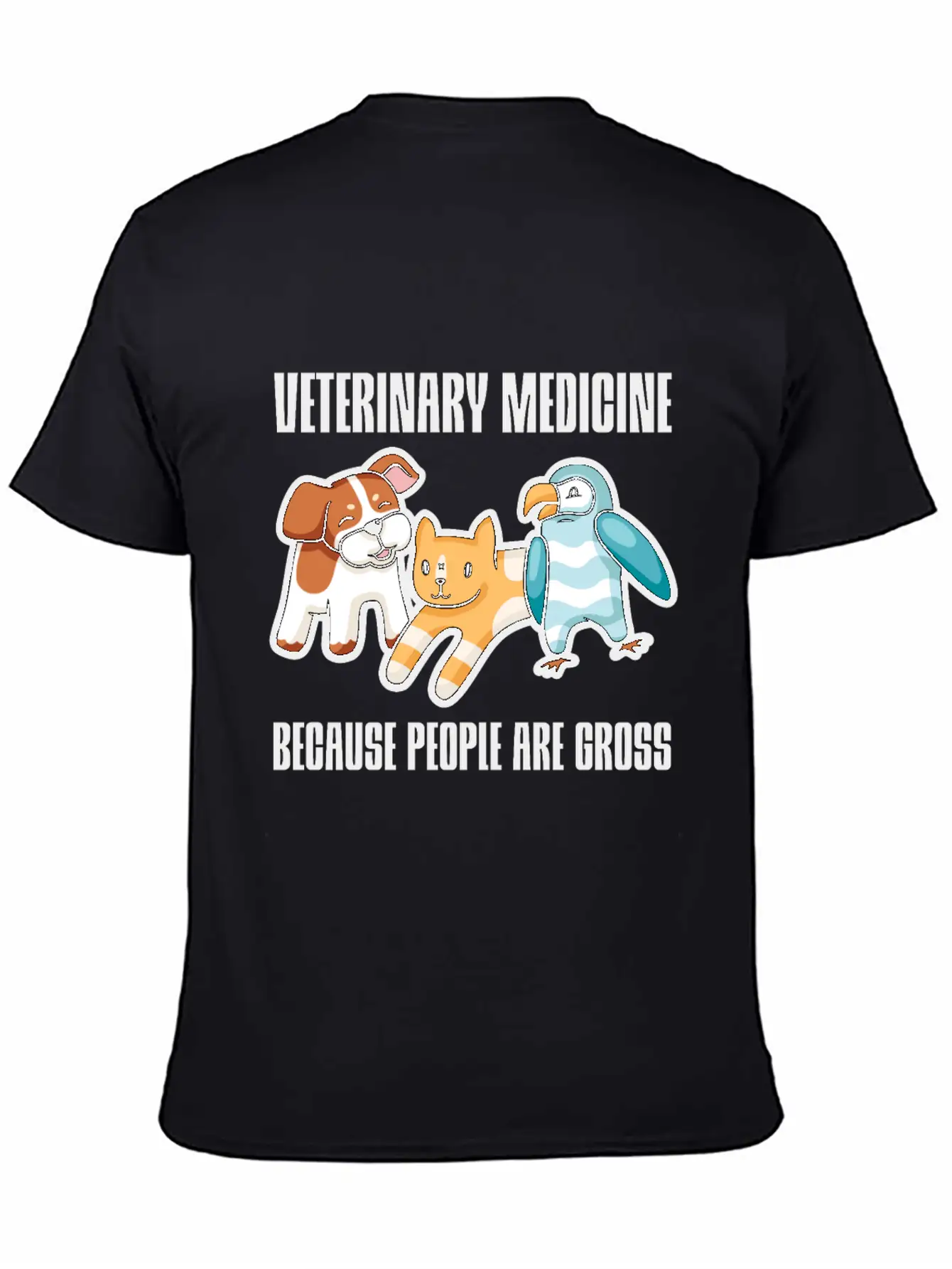 Veterinary Medicine Because People Are Gross 2 Essential Cotton Tee For Daily Outfits – Unisex Style