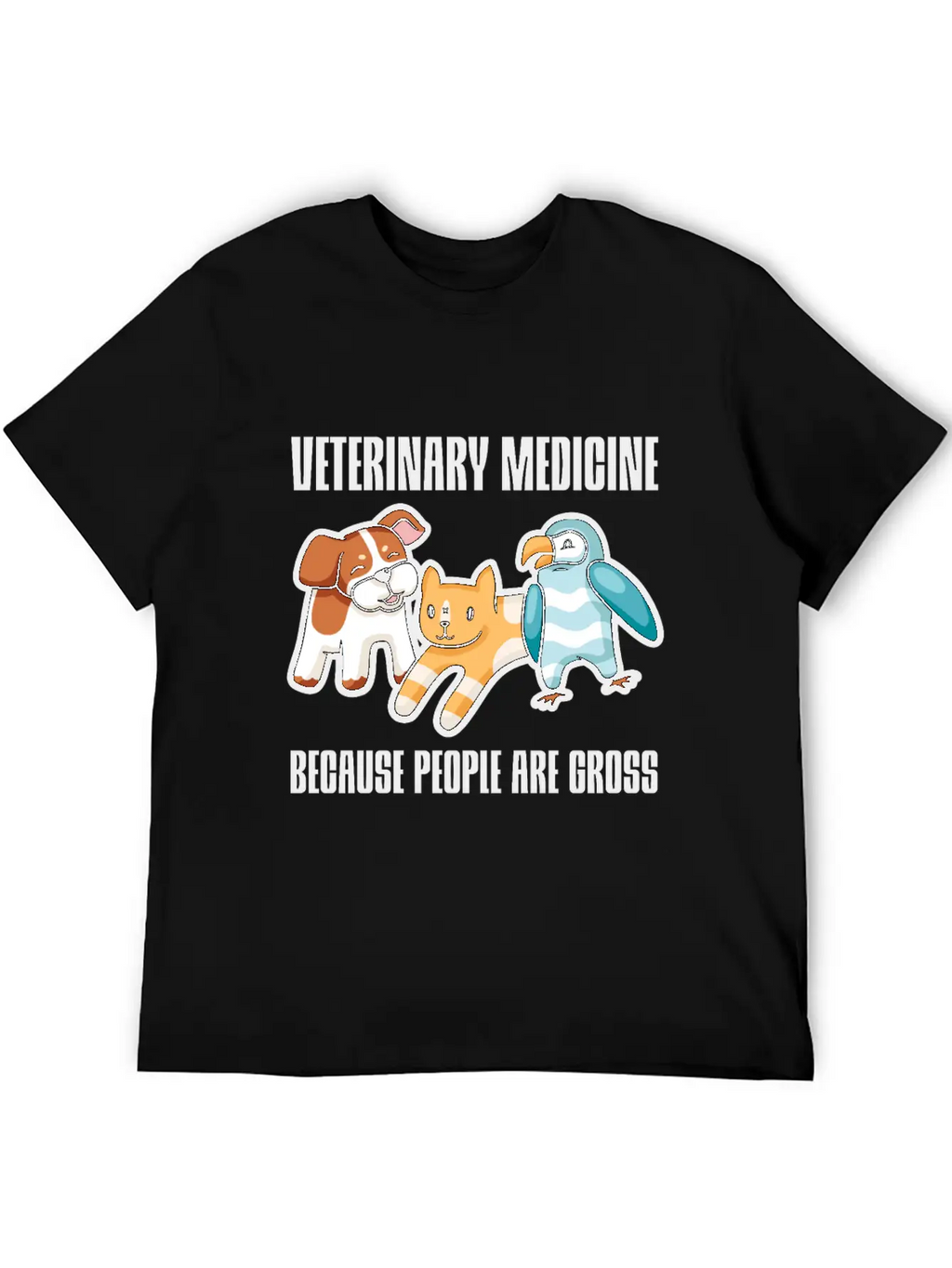 Veterinary Medicine Because People Are Gross 2 Essential Cotton Tee For Daily Outfits – Unisex Style