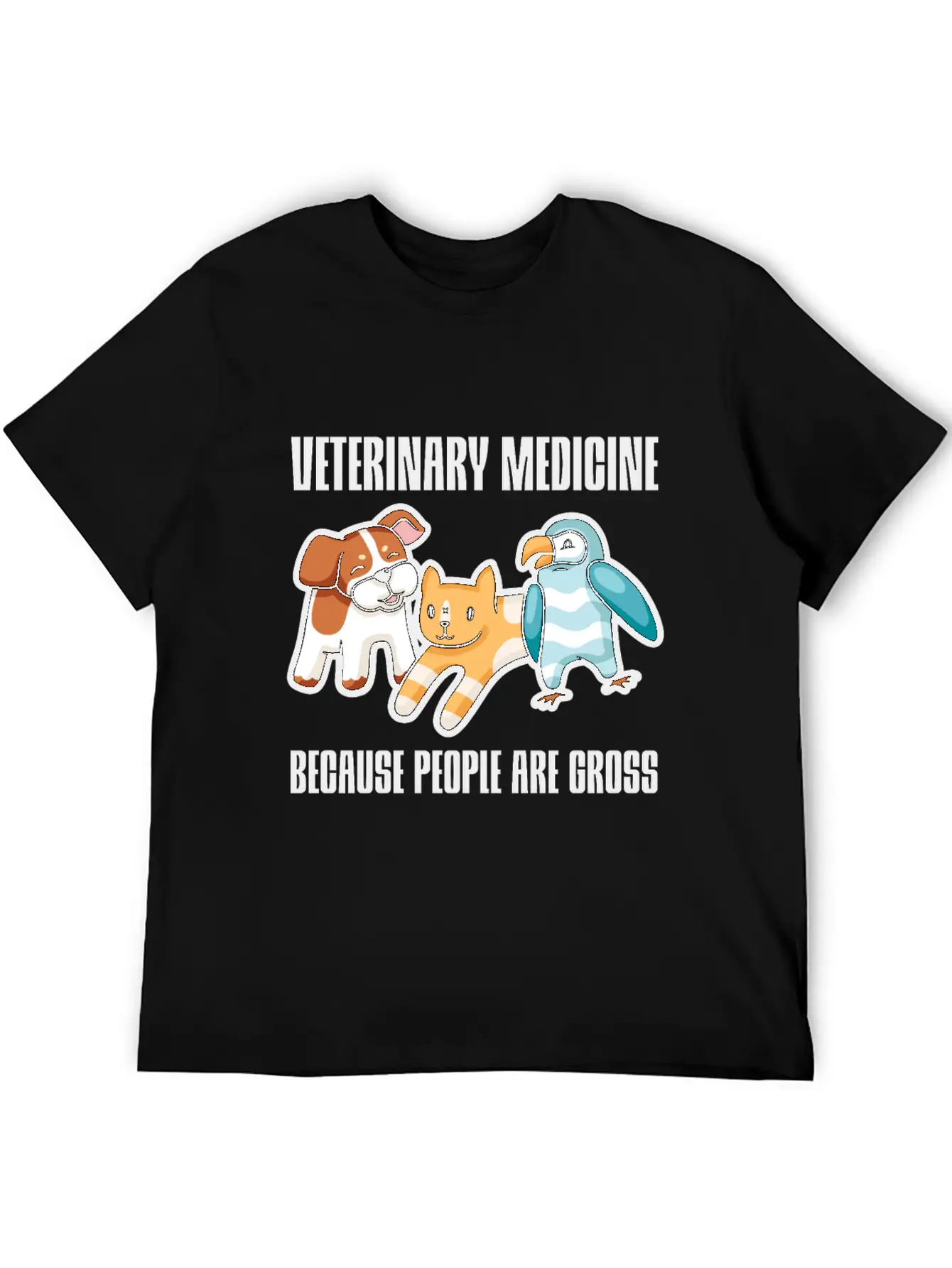 Veterinary Medicine Because People Are Gross 2 Essential Cotton Tee For Daily Outfits – Unisex Style