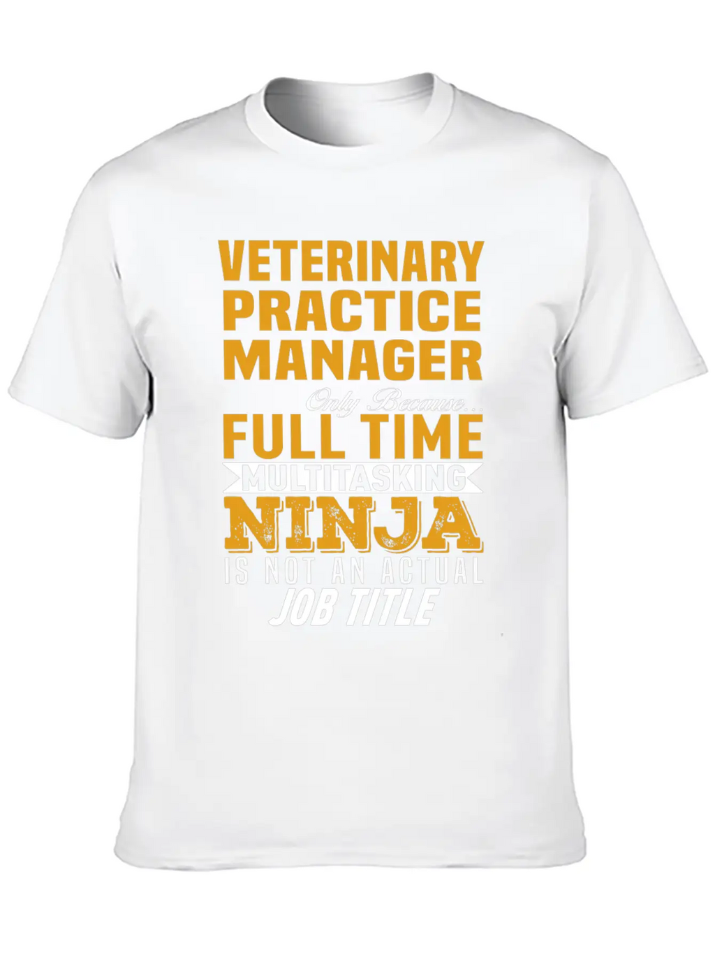 Veterinary Practice Manager Breathable Soft Cotton T-Shirt – Timeless Casual Look