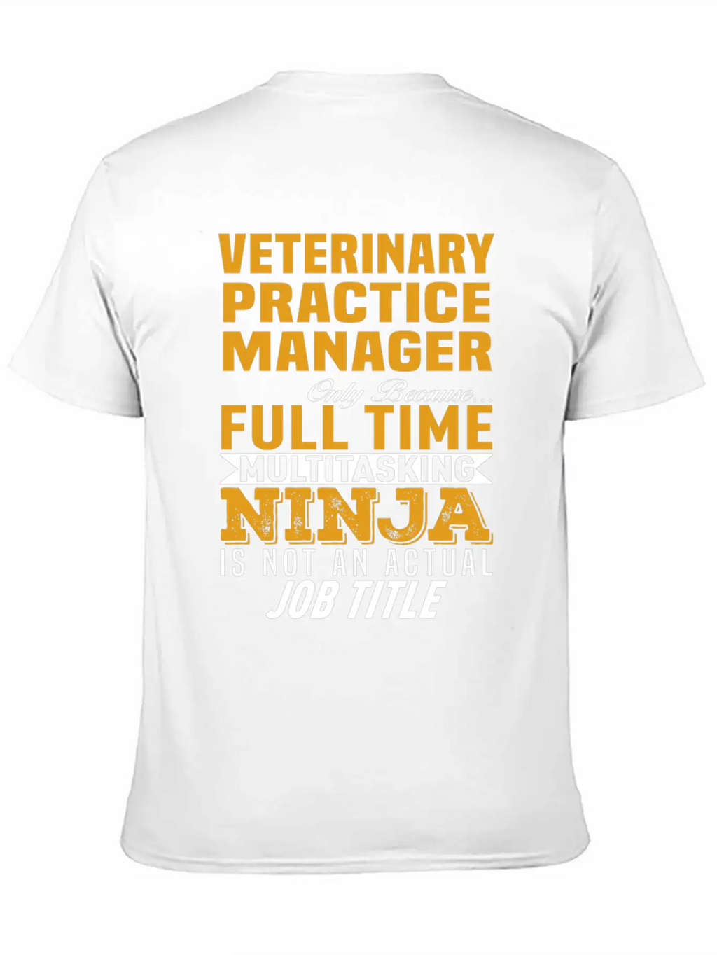 Veterinary Practice Manager Breathable Soft Cotton T-Shirt – Timeless Casual Look