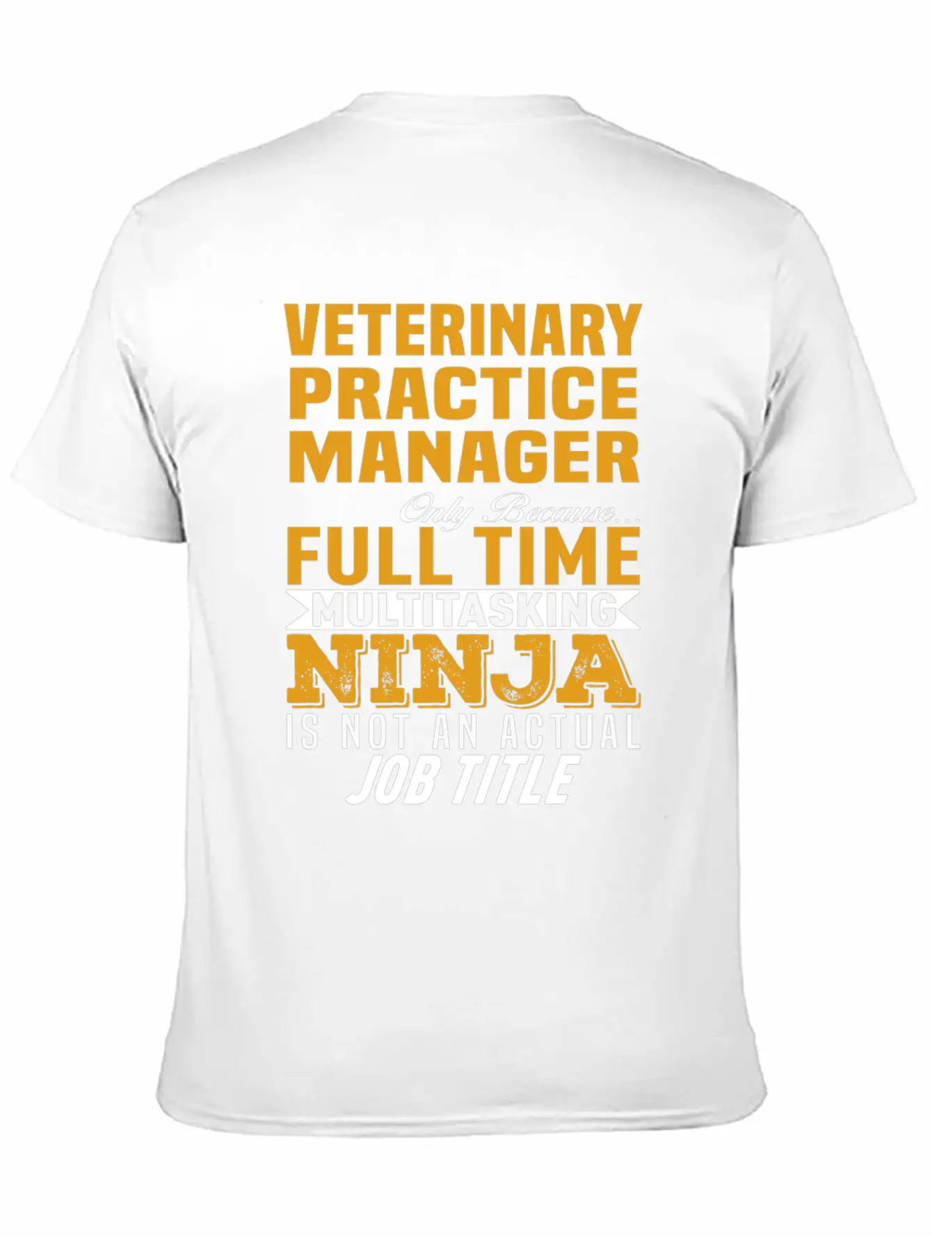 Veterinary Practice Manager Breathable Soft Cotton T-Shirt – Timeless Casual Look