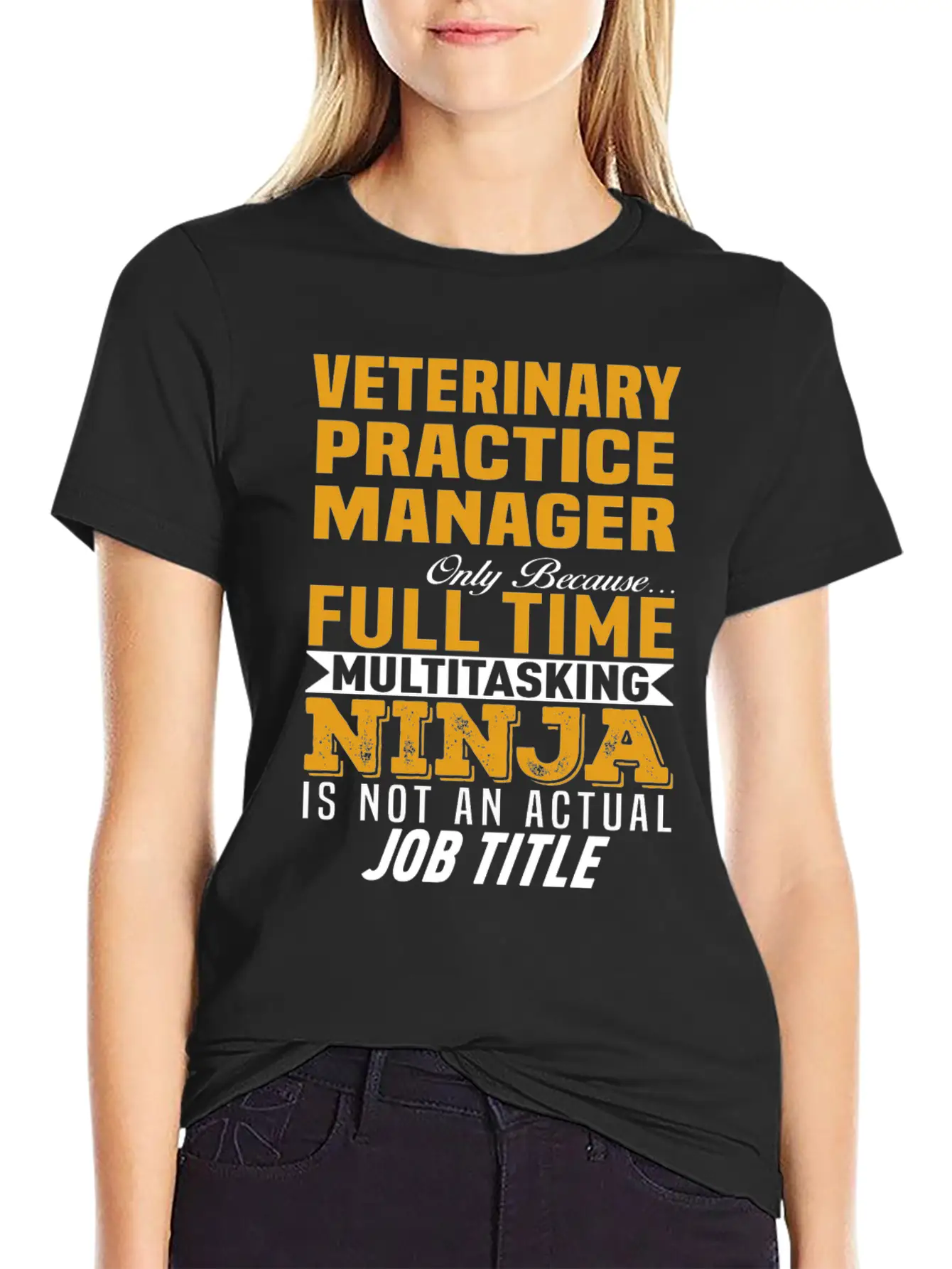Veterinary Practice Manager Breathable Soft Cotton T-Shirt – Timeless Casual Look