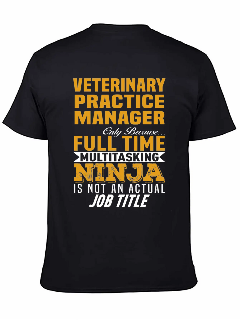 Veterinary Practice Manager Breathable Soft Cotton T-Shirt – Timeless Casual Look